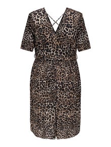 ONLY CARSAFARI Krótka sukienka -Cuban Sand - 15349490