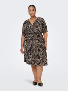 ONLY CARSAFARI Krótka sukienka -Cuban Sand - 15349490