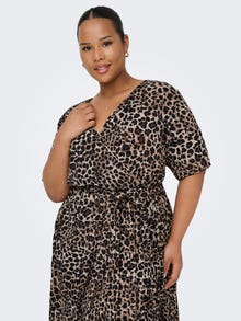 ONLY CARSAFARI Krótka sukienka -Cuban Sand - 15349490