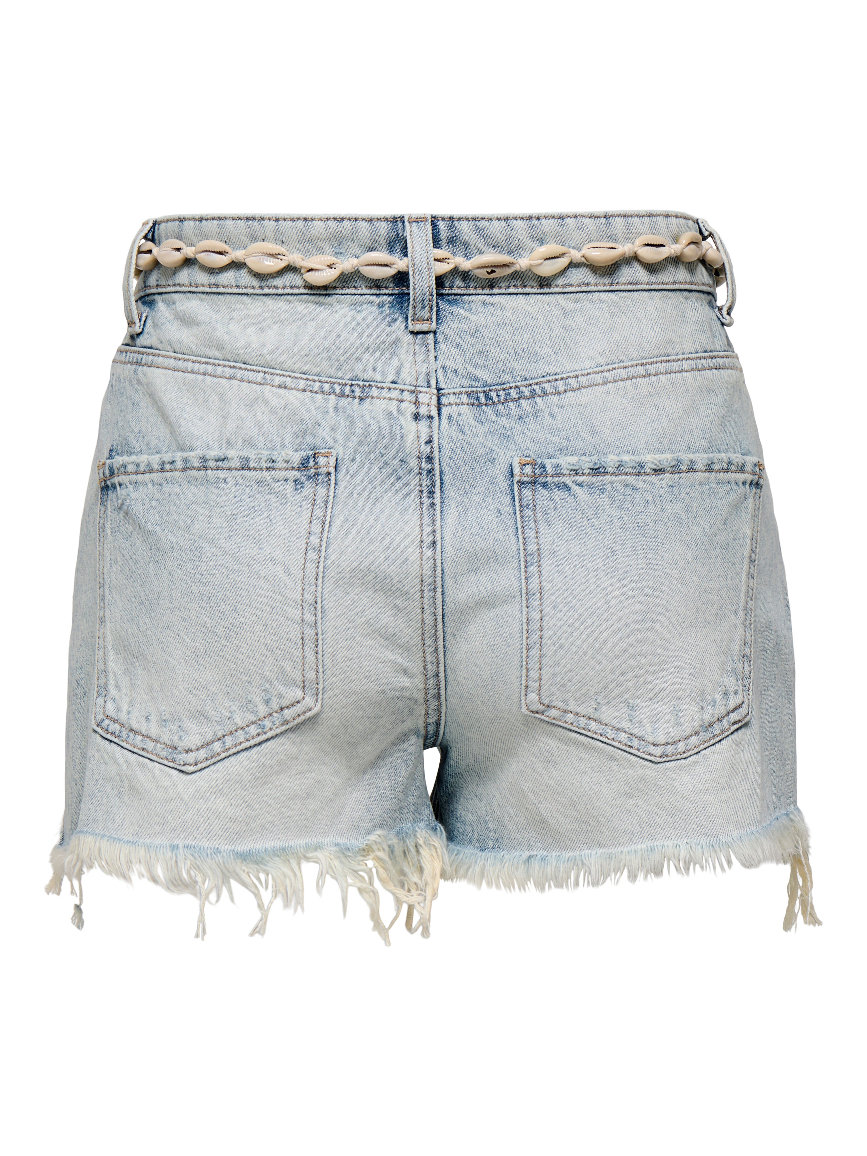 Thumbnail - Onlzuma Hohe Taille Normal Geschnitten Jeans-shorts