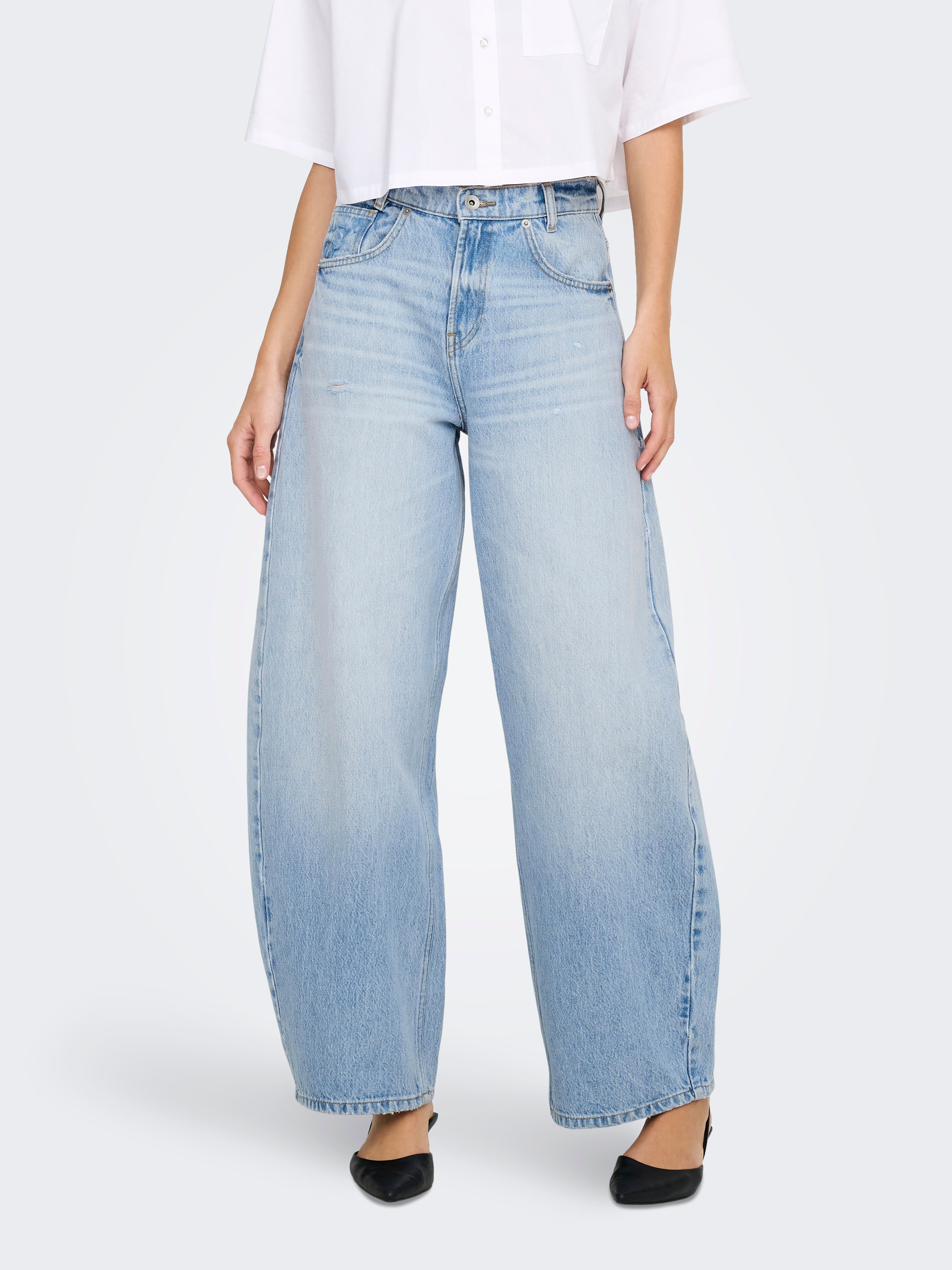 Onltaylor Hohe Taille Barrel Fit Jeans
