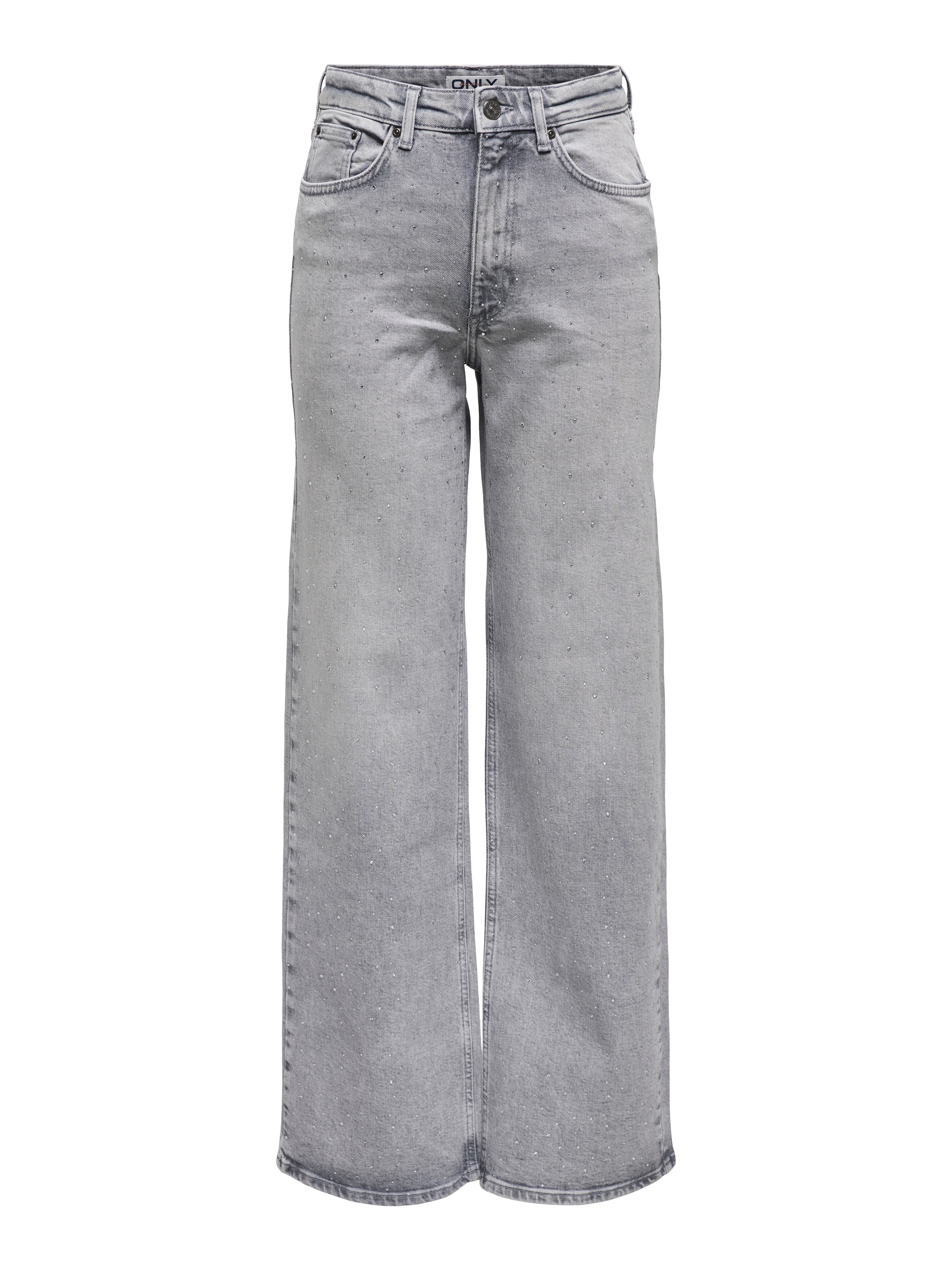 Onljuicy Hohe Taille Weiter Beinschnitt Jeans
