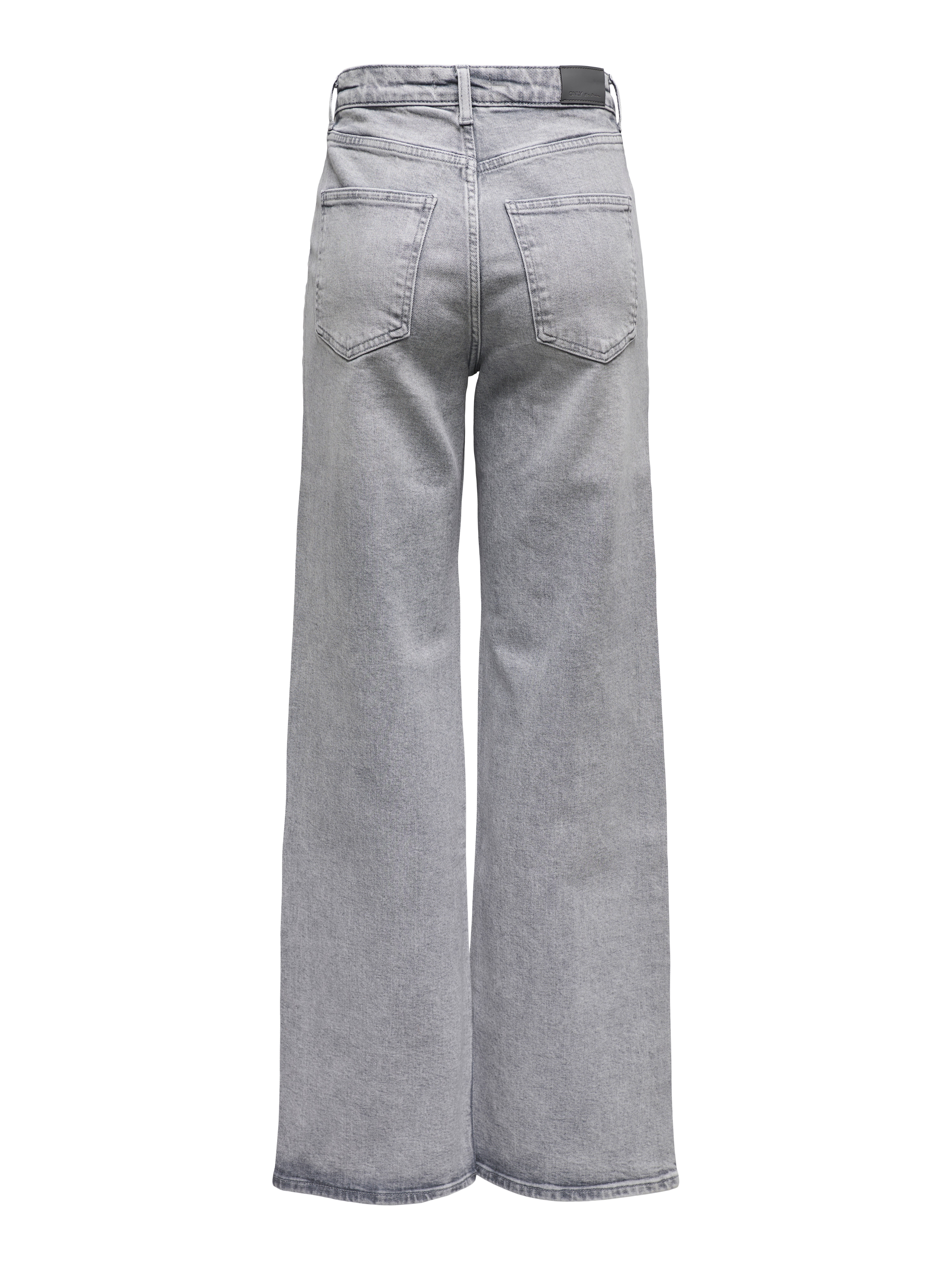 Thumbnail - Onljuicy Hohe Taille Weiter Beinschnitt Jeans