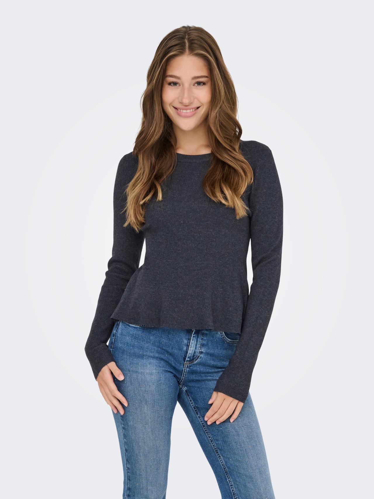 ONLY ONLCOCO Sweter wkładany przez głowę -Ombre Blue - 15349939