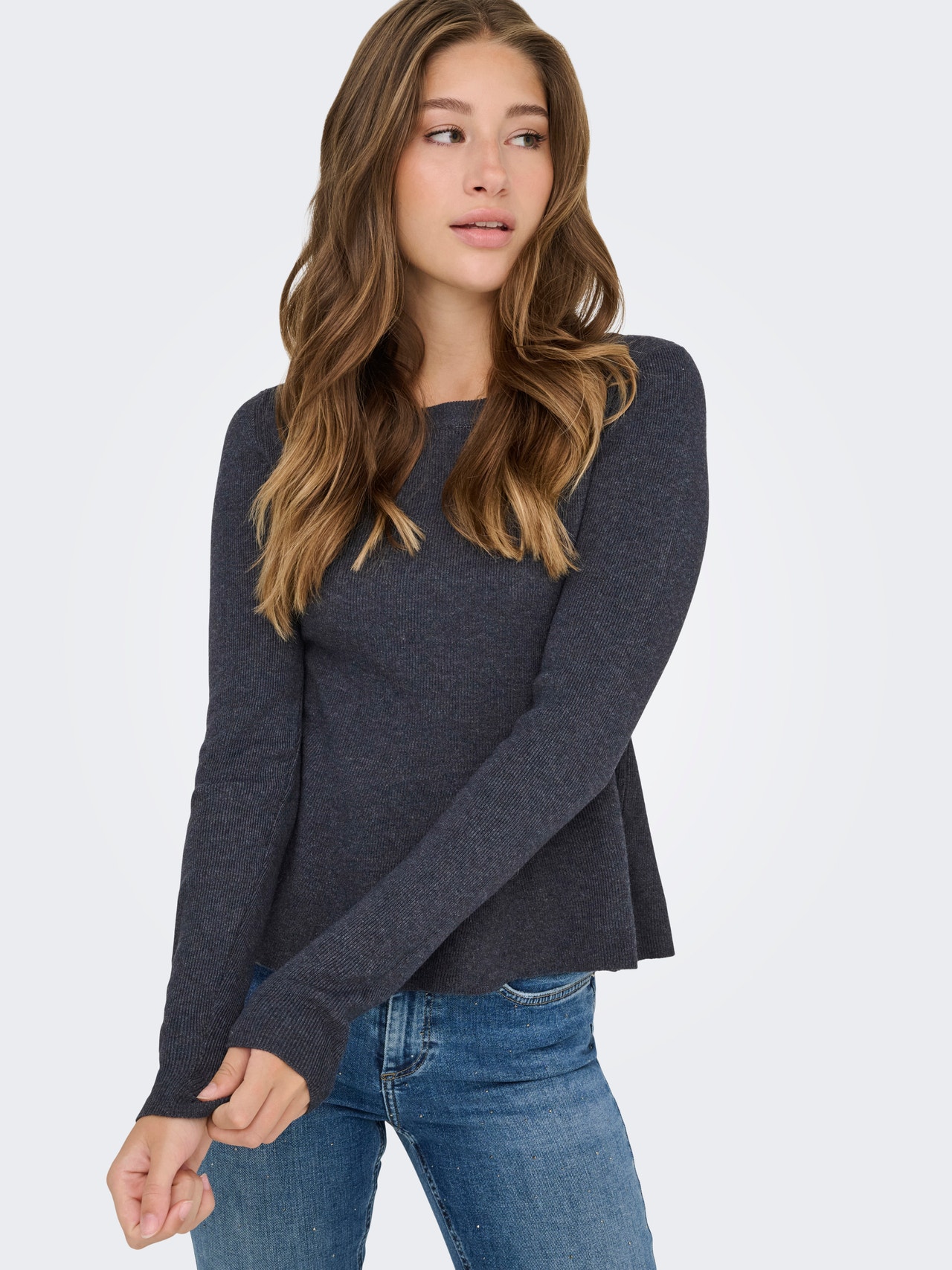 ONLY ONLCOCO Sweter wkładany przez głowę -Ombre Blue - 15349939