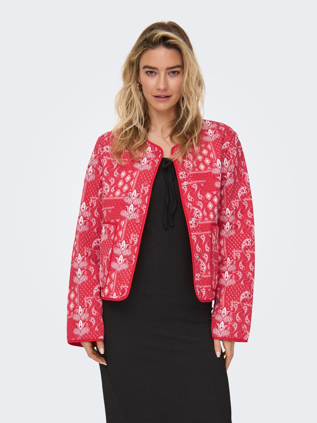 ONLY ONLELVIRA Veste matelassée -Mars Red - 15350003