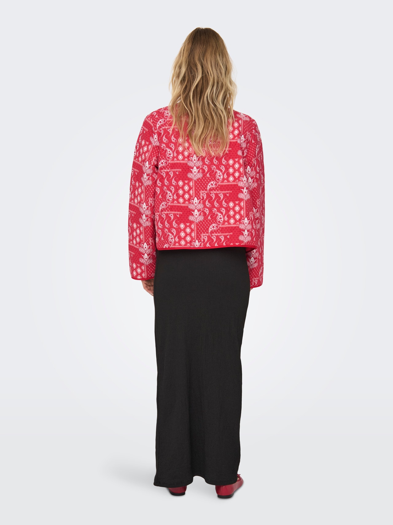 ONLY ONLELVIRA Veste matelassée -Mars Red - 15350003