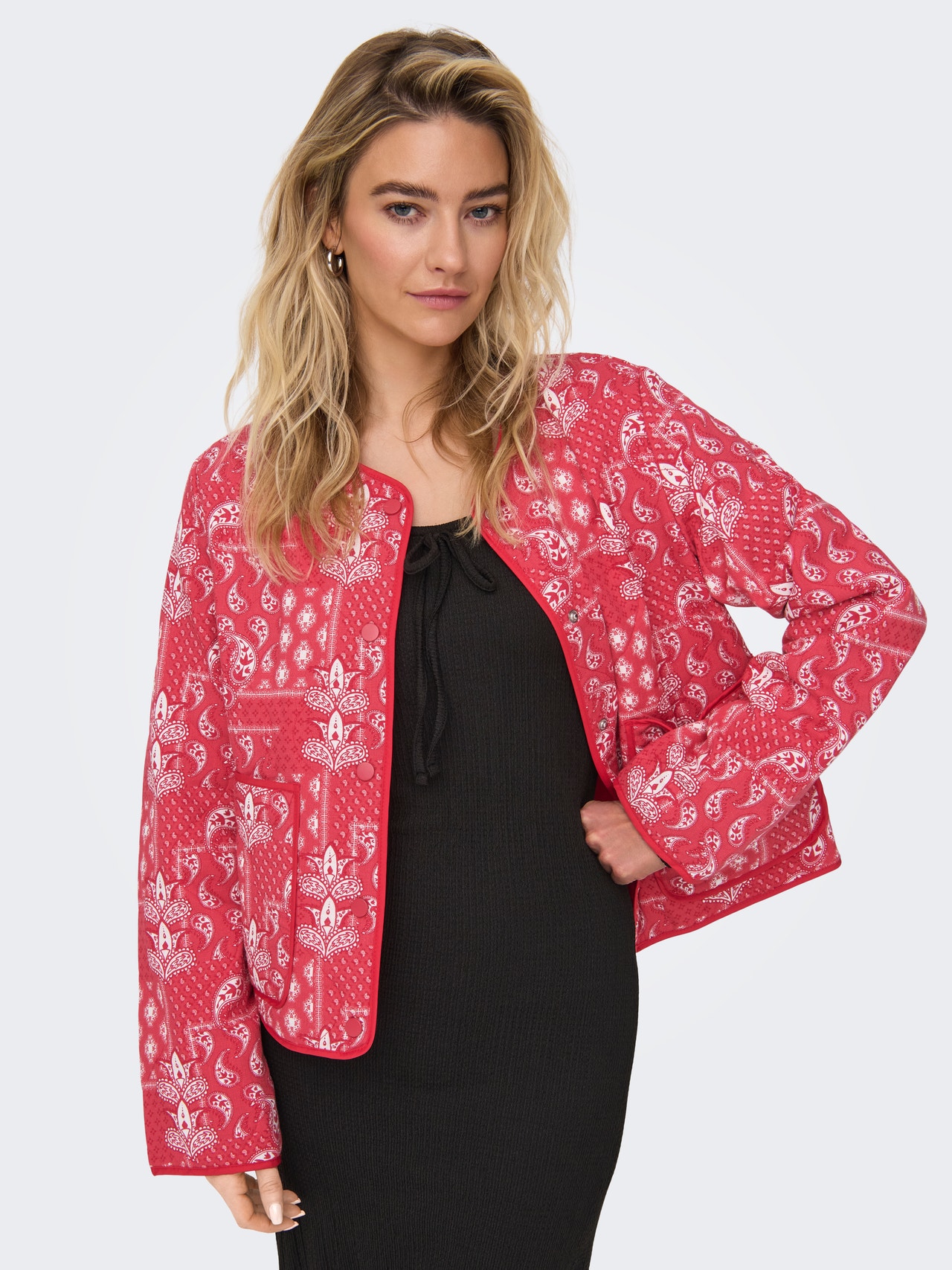 ONLY ONLELVIRA Veste matelassée -Mars Red - 15350003