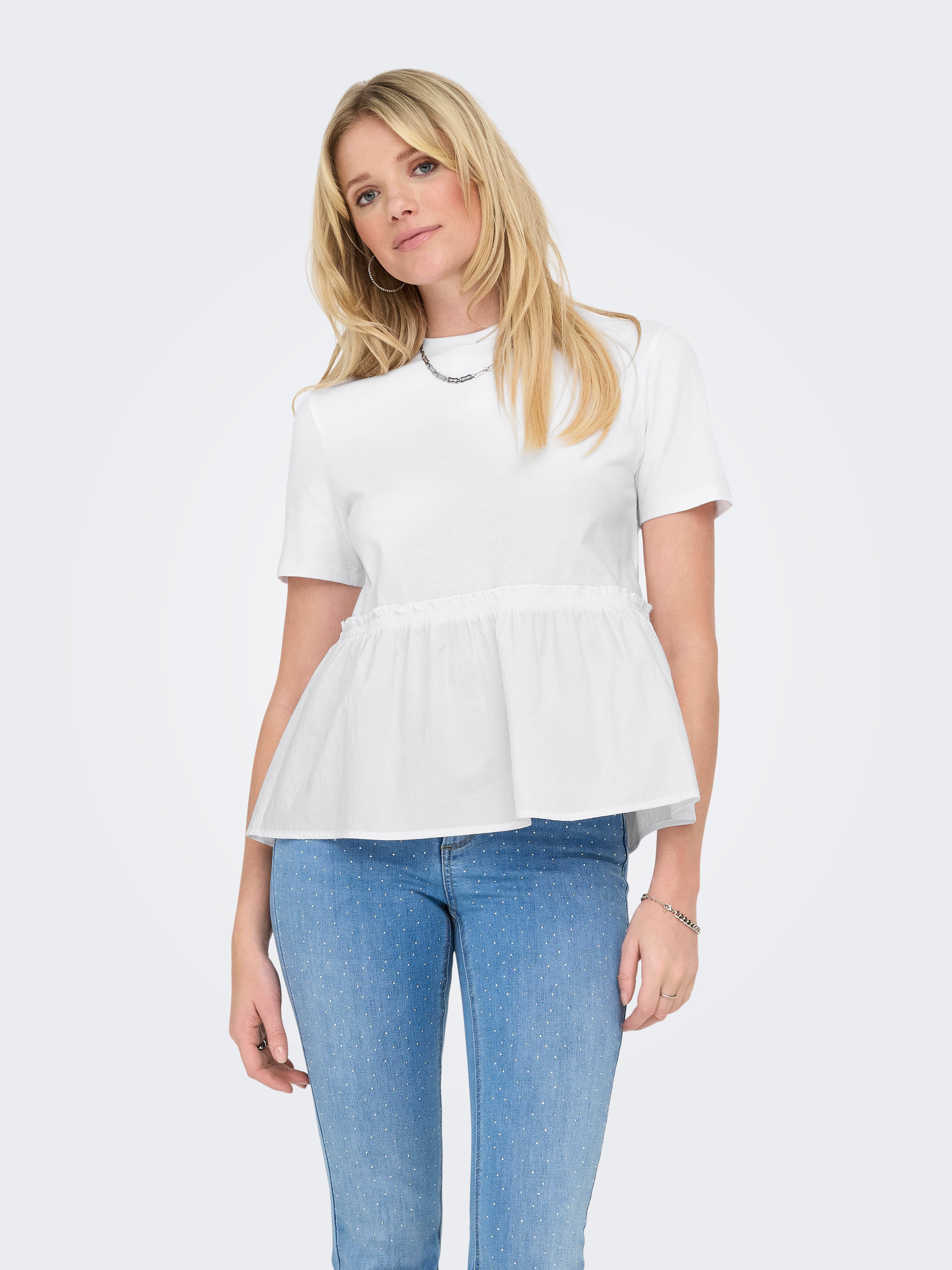 Onllia Top Mit Schößchen