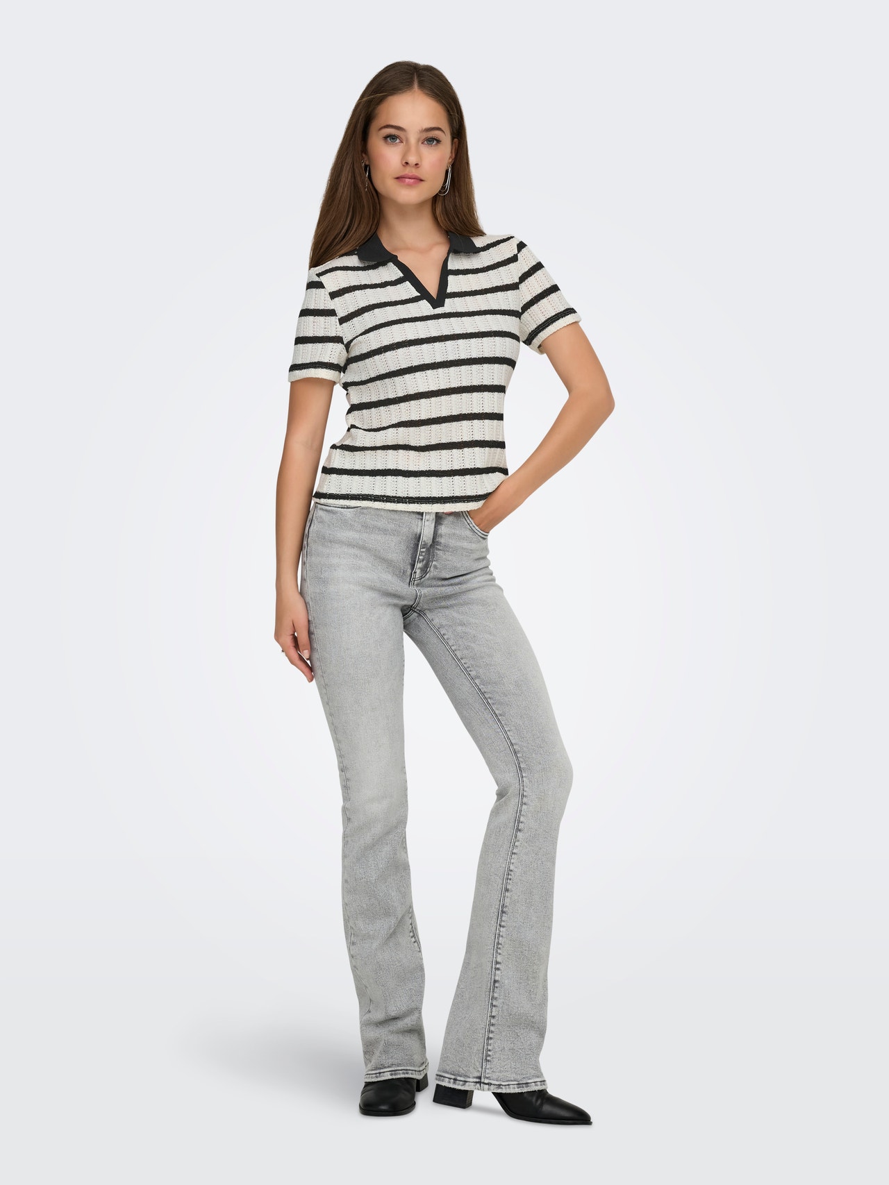 ONLY ONLHALIA T-shirt -Cloud Dancer - 15350290