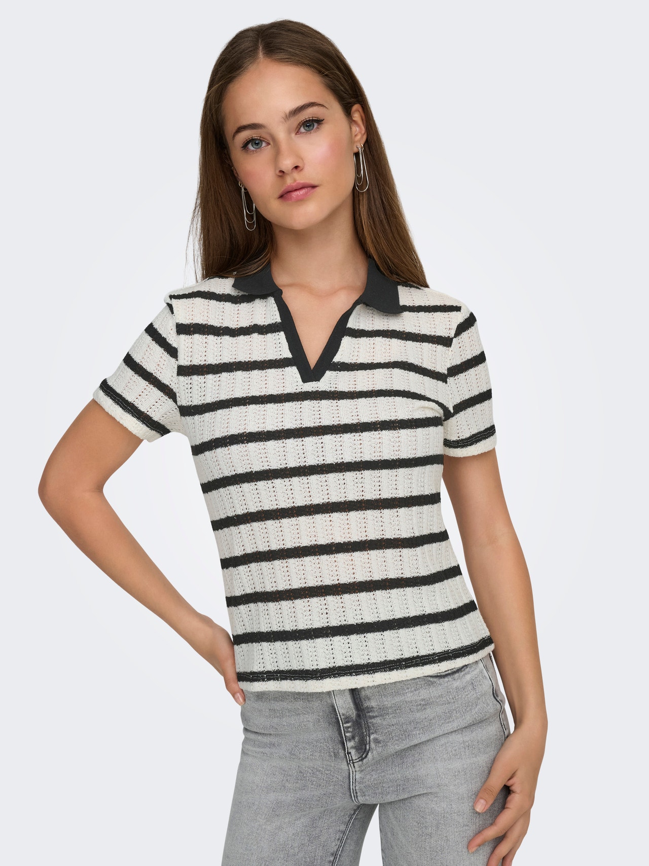 ONLY ONLHALIA T-shirt -Cloud Dancer - 15350290