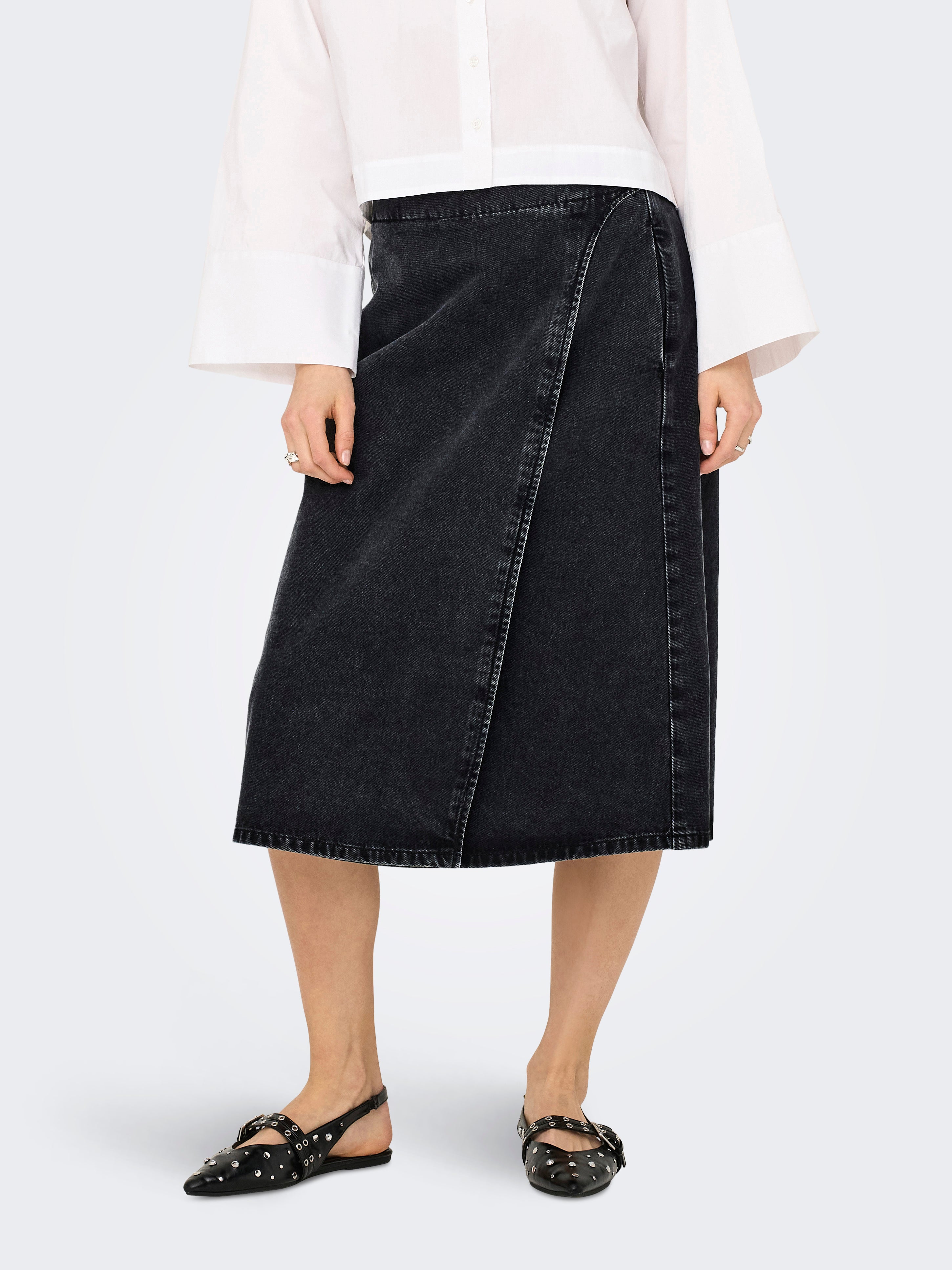 Onlthea Denim Midirock