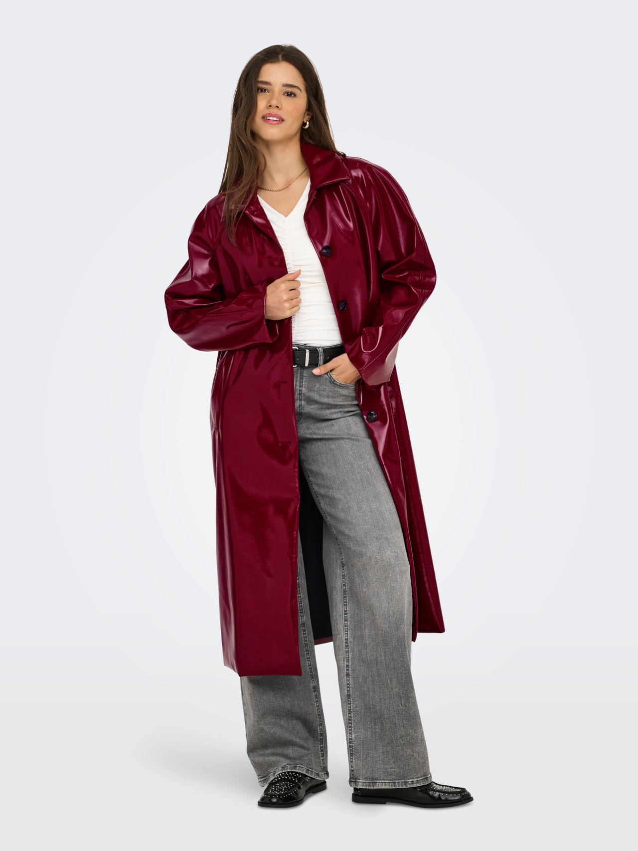 ONLY ONLJOY Coat -Cabernet - 15350400