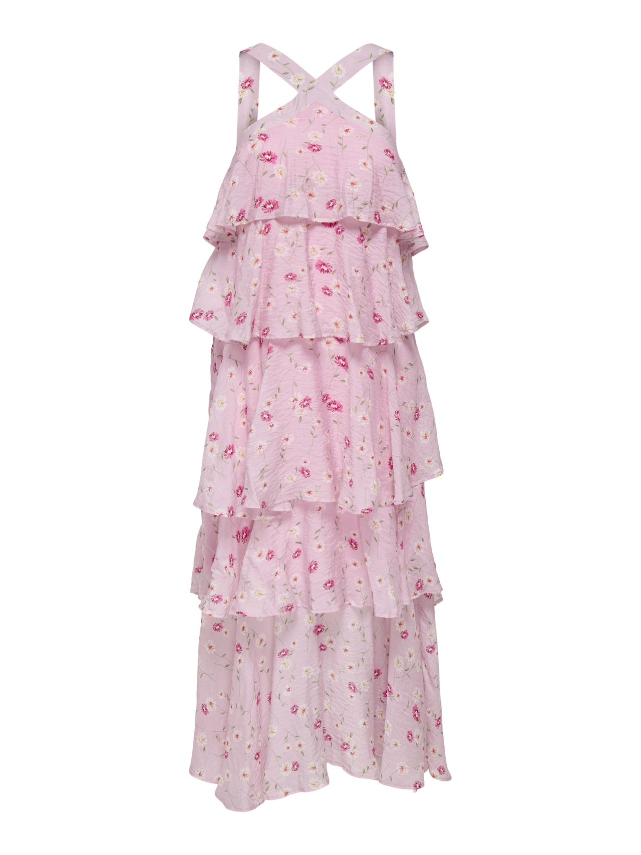 ONLY Tavapärane lõige Kaela tagant kinnitatav Pikk kleit -Orchid Pink - 15350560