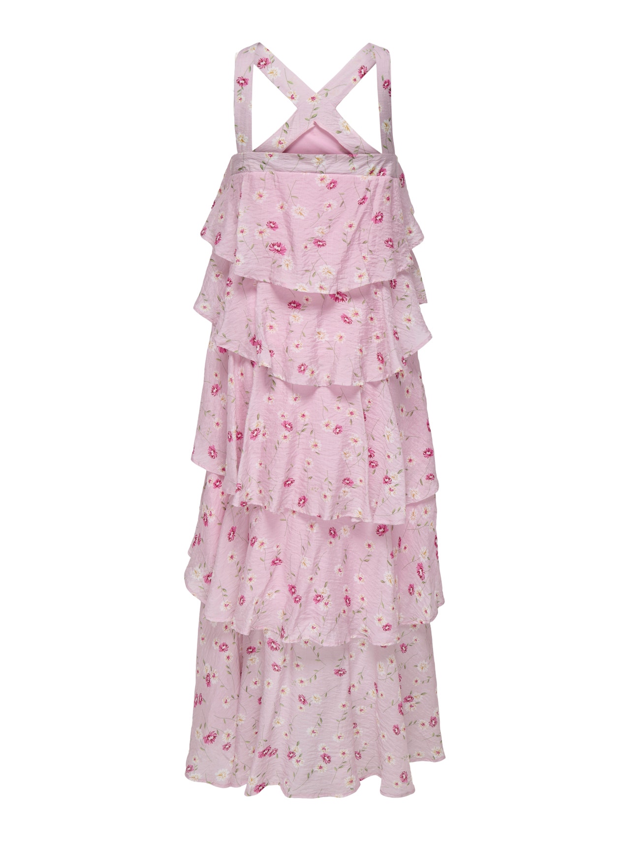 ONLY Tavapärane lõige Kaela tagant kinnitatav Pikk kleit -Orchid Pink - 15350560