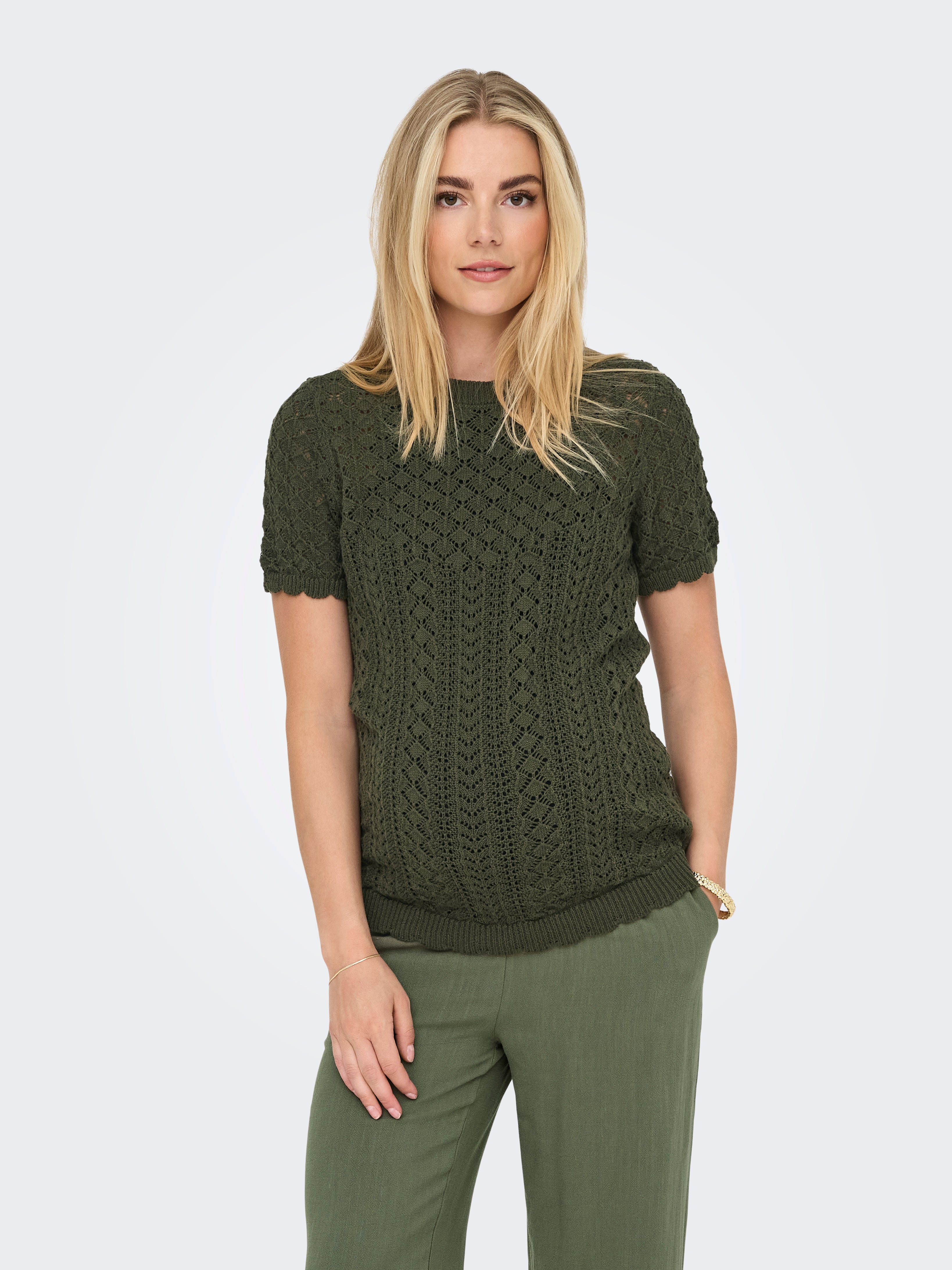 Olmsaga Strickpullover