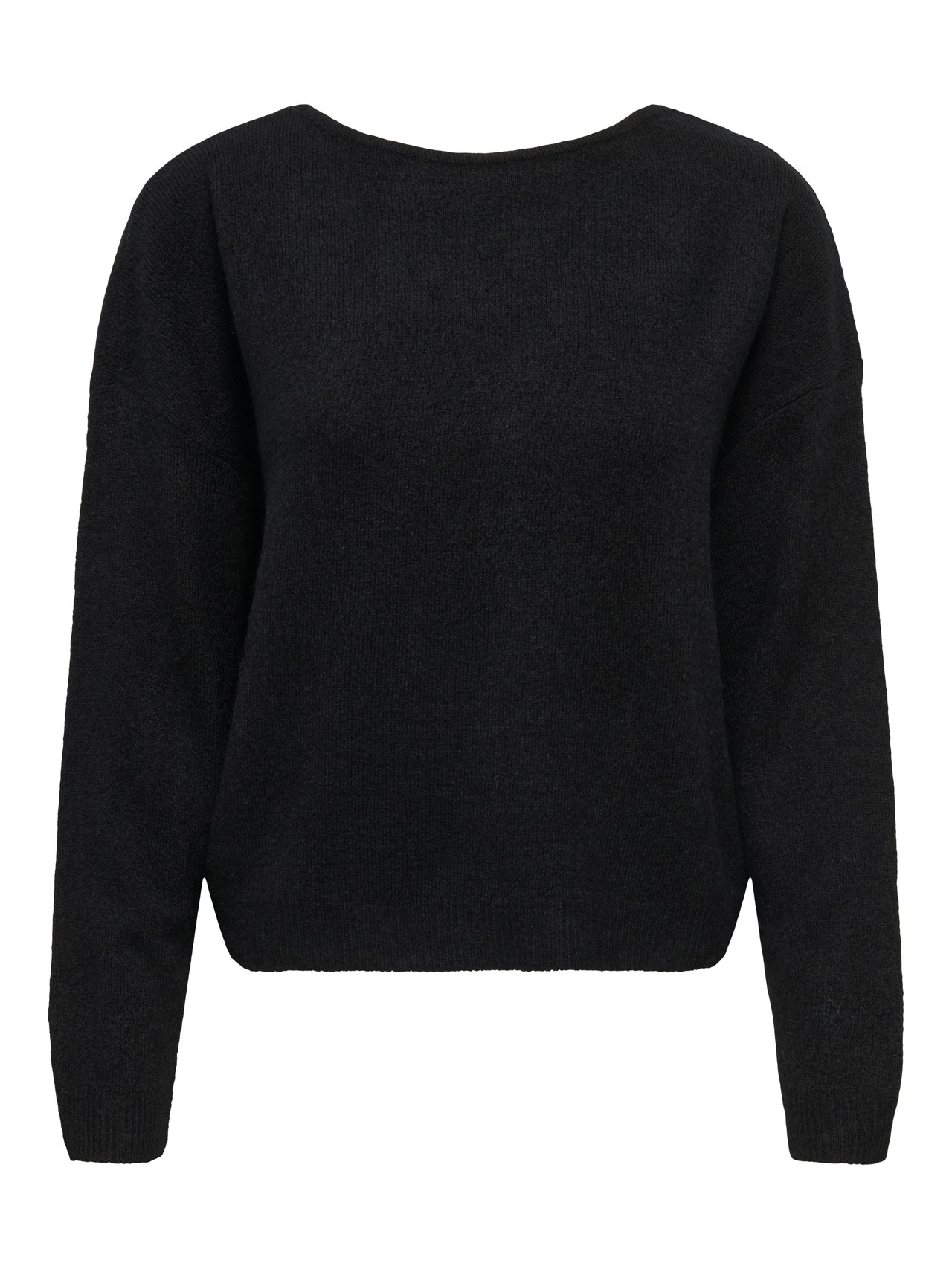 ONLY Regulāra piemērotība O-kakls Pulovers -Black - 15350599