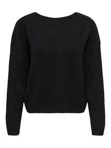 ONLY Regulāra piemērotība O-kakls Pulovers -Black - 15350599