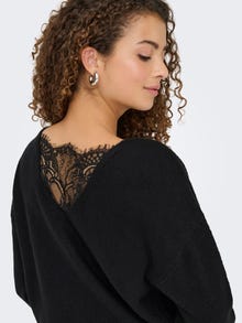 ONLY Regulāra piemērotība O-kakls Pulovers -Black - 15350599