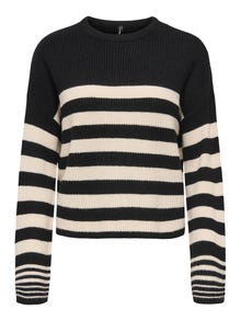 ONLY ONLKATIA Knitted pullover -Black - 15350688