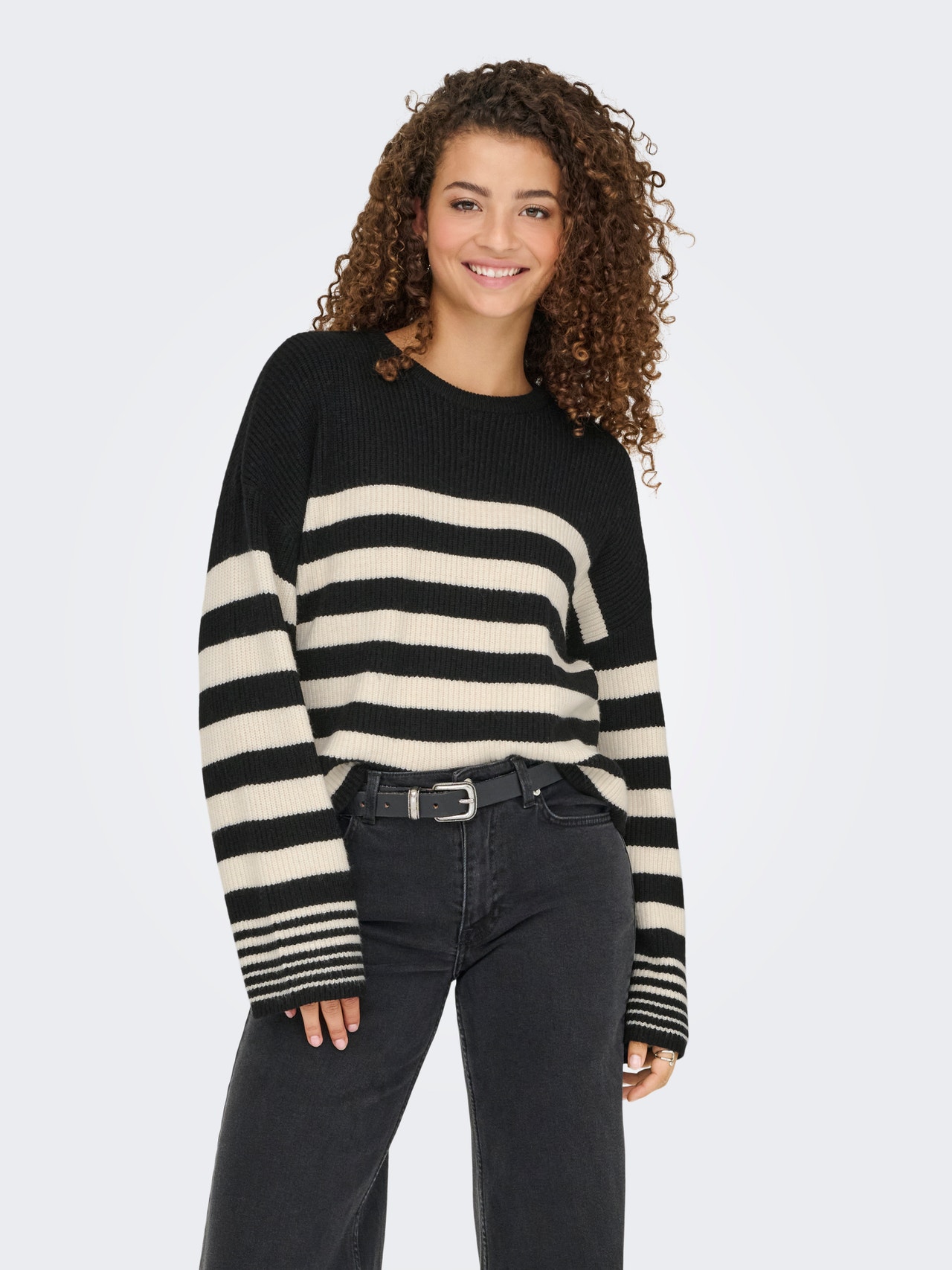 ONLY ONLKATIA Knitted pullover -Black - 15350688
