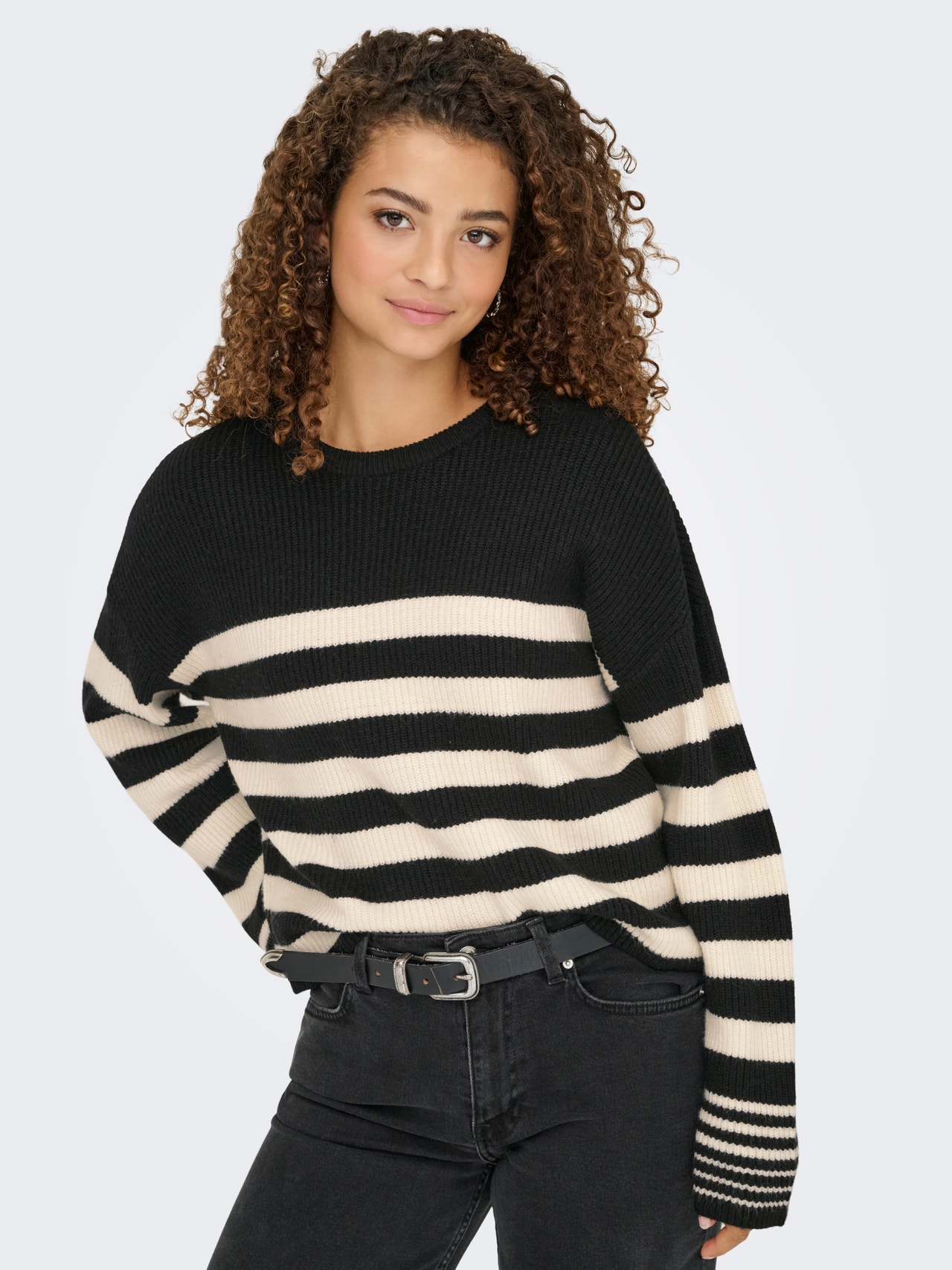 ONLY ONLKATIA Knitted pullover -Black - 15350688