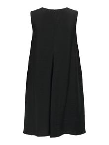 ONLY Ruumikas lõige Ümmargune kaelus Lühike kleit -Black - 15350719