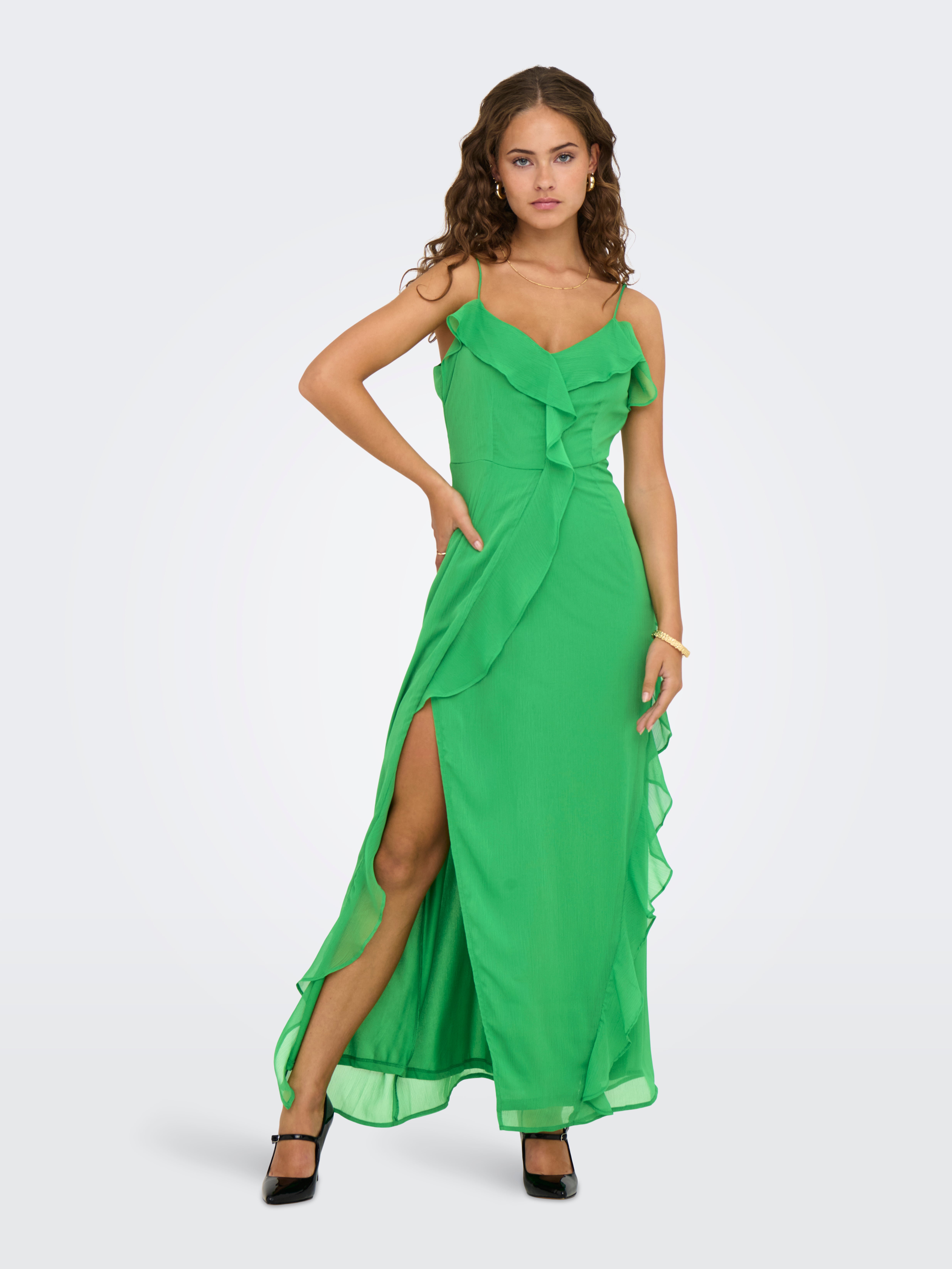JDYBELLE Long dress | Dark Green | ONLY®