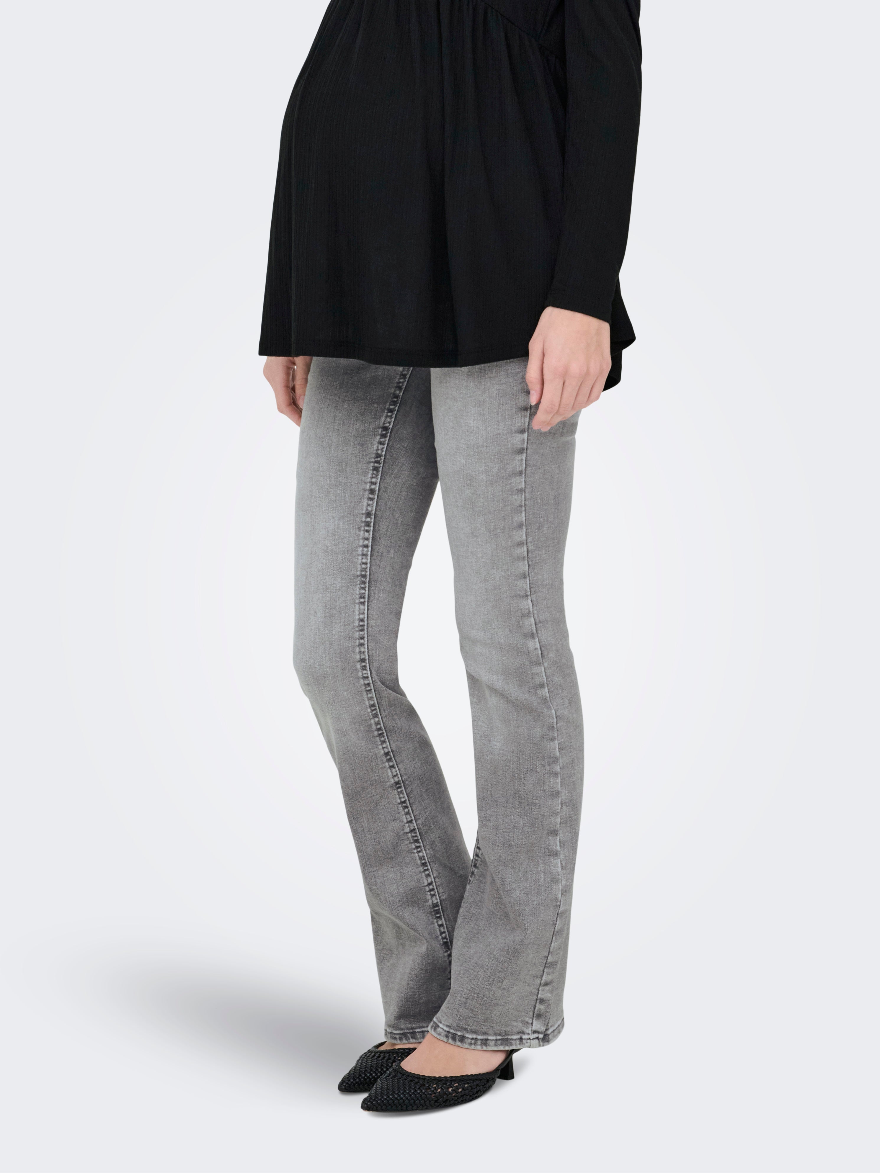 Thumbnail - Olmblush Mittlere Taille Flared Jeans