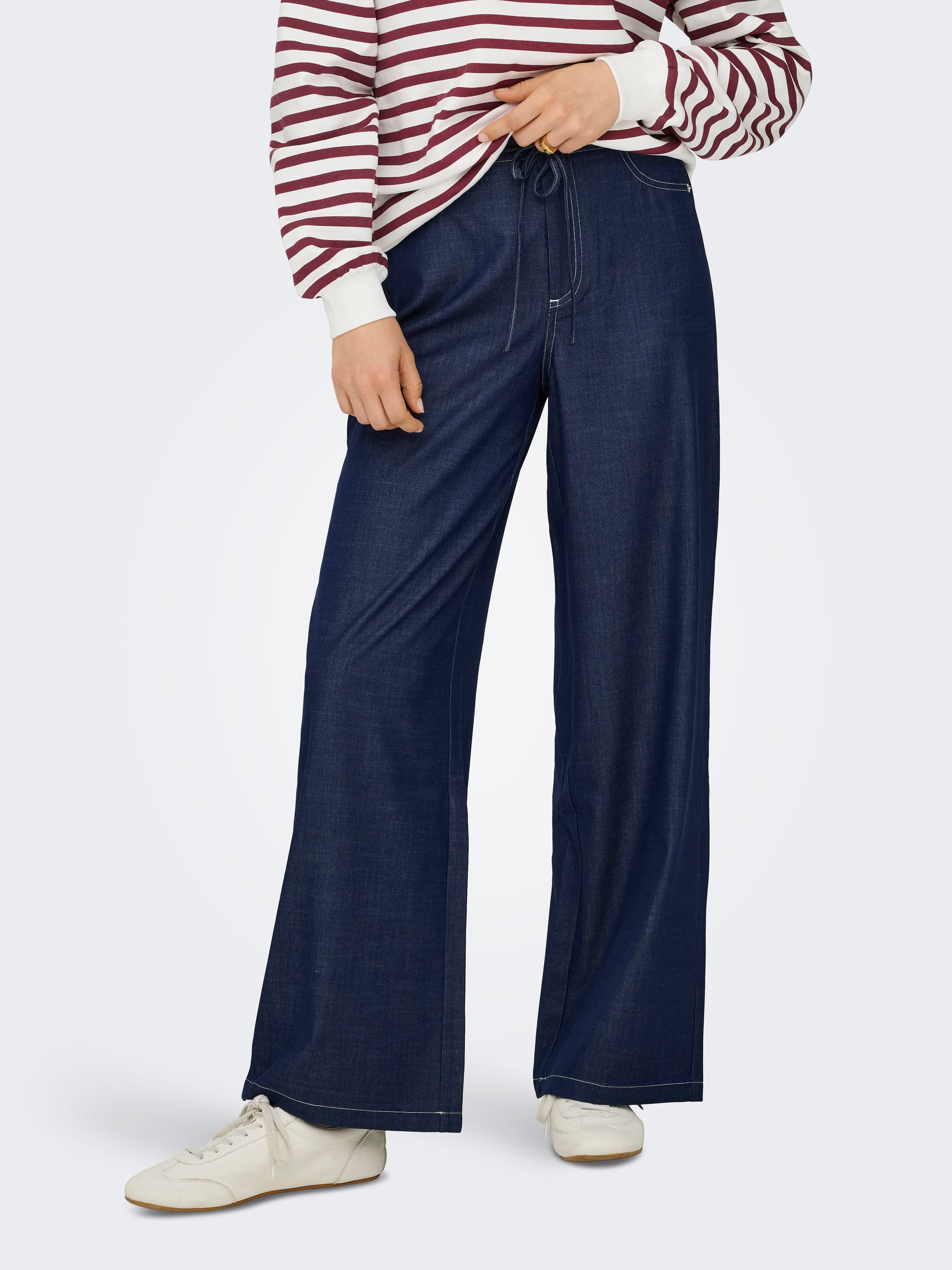 Onljina Weiter Beinschnitt Hose Mit Weitem Beinschnitt