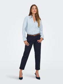 ONLY ONLSAX Krój carrot Spodnie chino -Night Sky - 15351220