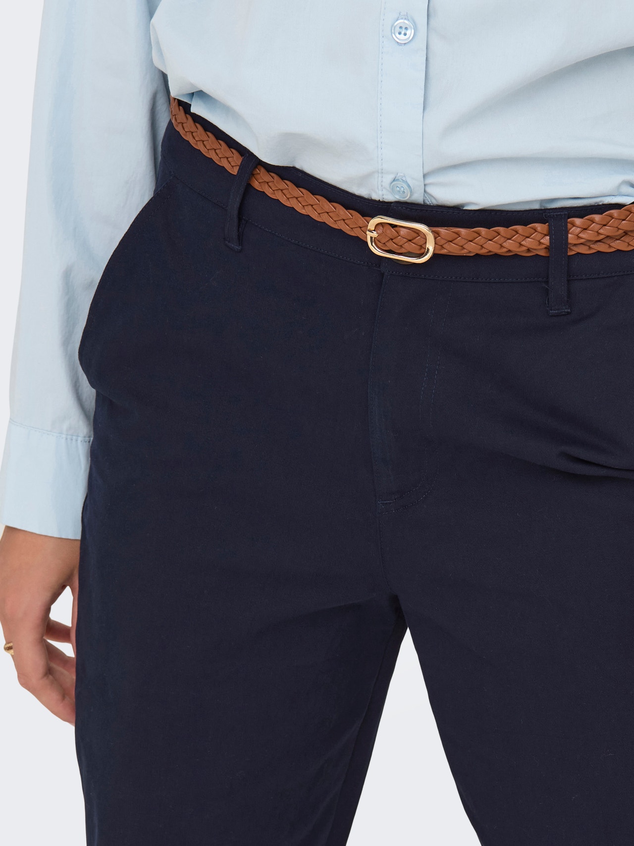 ONLY ONLSAX Krój carrot Spodnie chino -Night Sky - 15351220