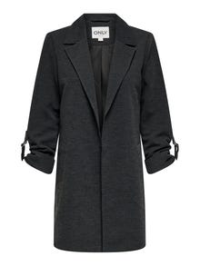 ONLY ONLNORMA Mantel -Dark Grey Melange - 15351246