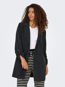 ONLY ONLNORMA Mantel -Dark Grey Melange - 15351246