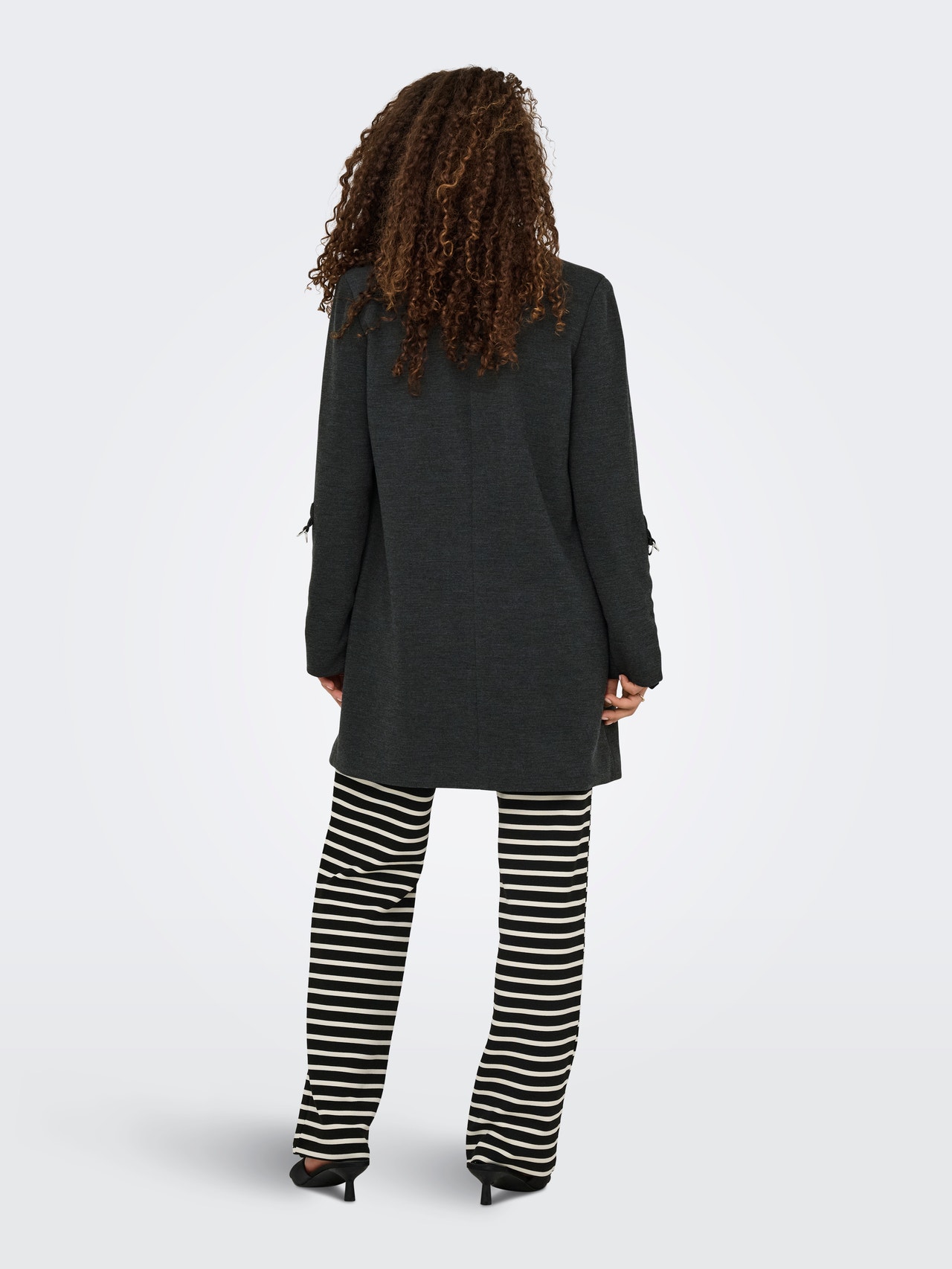 ONLY ONLNORMA Mantel -Dark Grey Melange - 15351246