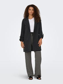 ONLY ONLNORMA Mantel -Dark Grey Melange - 15351246