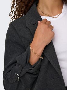 ONLY ONLNORMA Mantel -Dark Grey Melange - 15351246