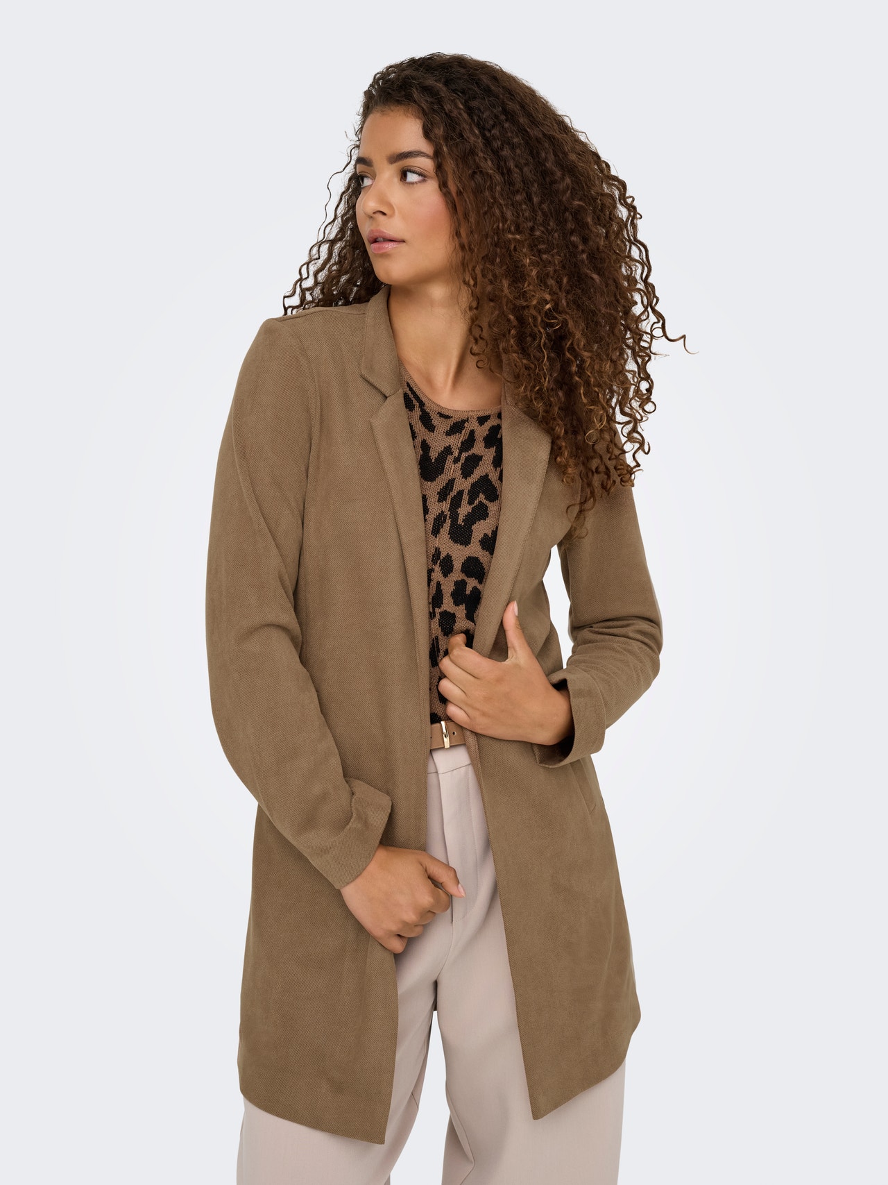 ONLY ONLSOHO-MAVI Coatigan -Cocoa Créme - 15351258