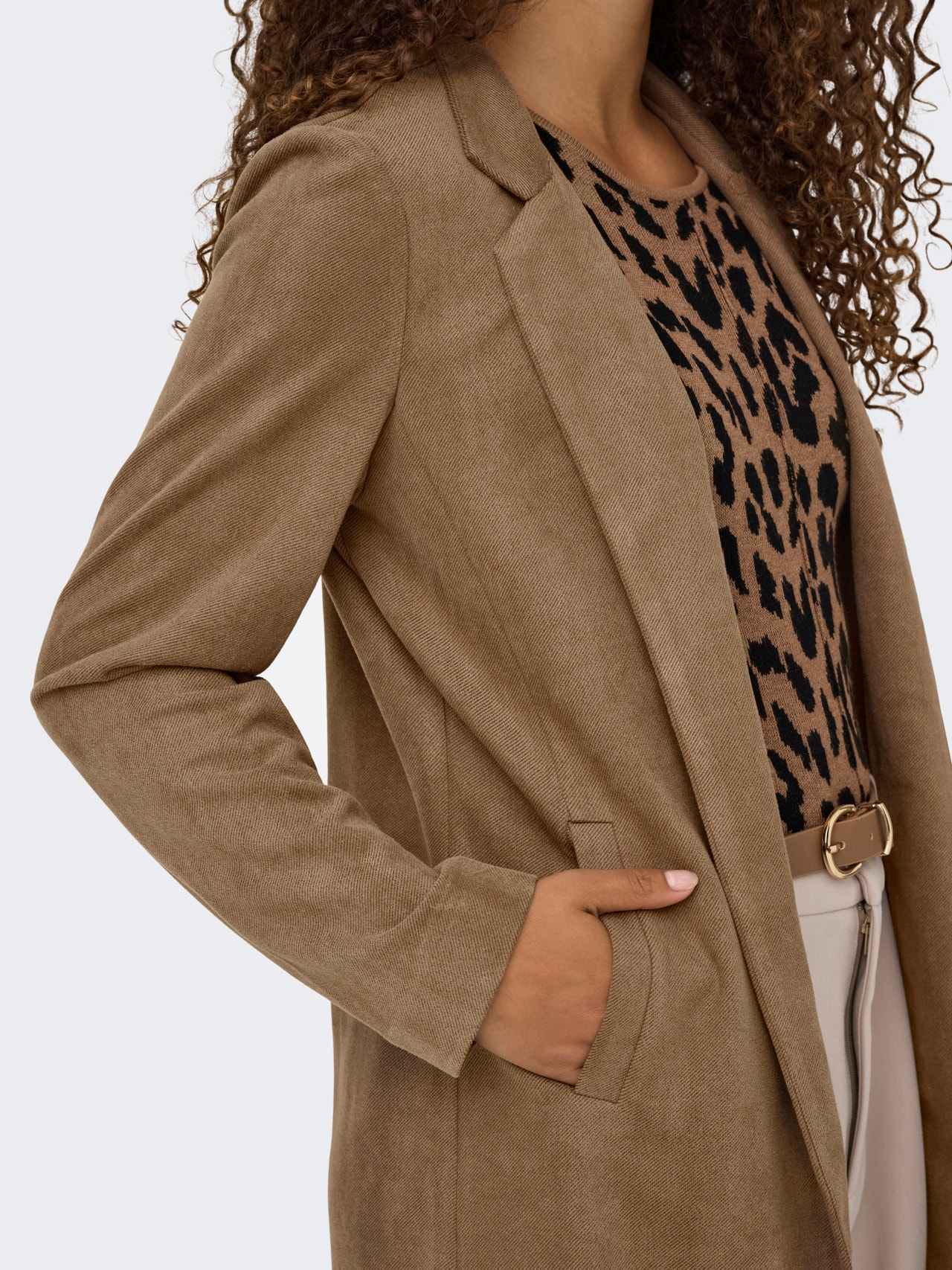 ONLY ONLSOHO-MAVI Coatigan -Cocoa Créme - 15351258