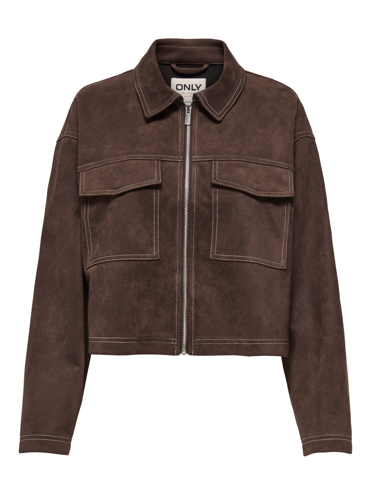 ONLY ONLSTINA Jakke -Seal Brown - 15351260