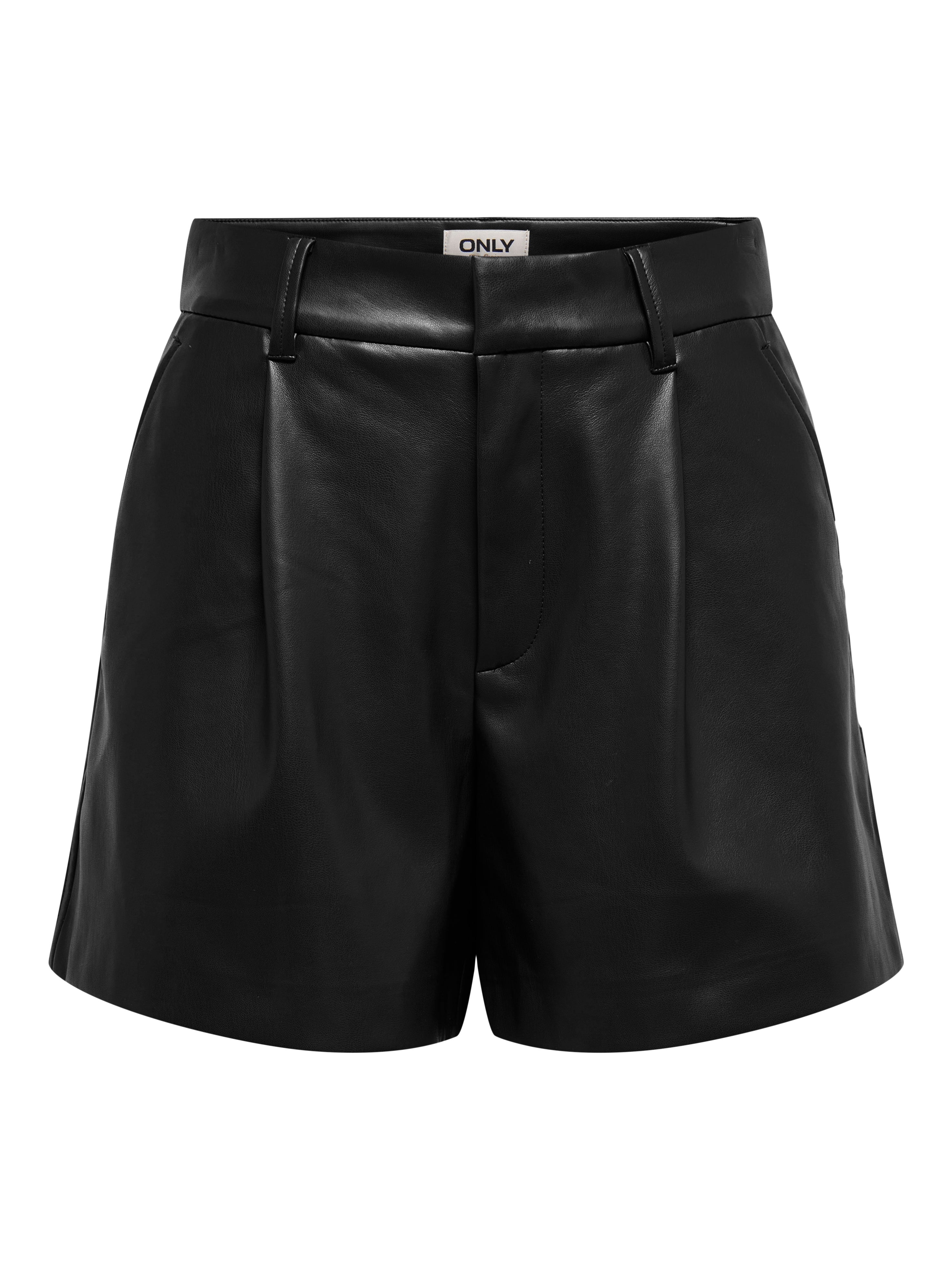 Thumbnail - Onlsmooth Hohe Taille Normal Geschnitten Shorts