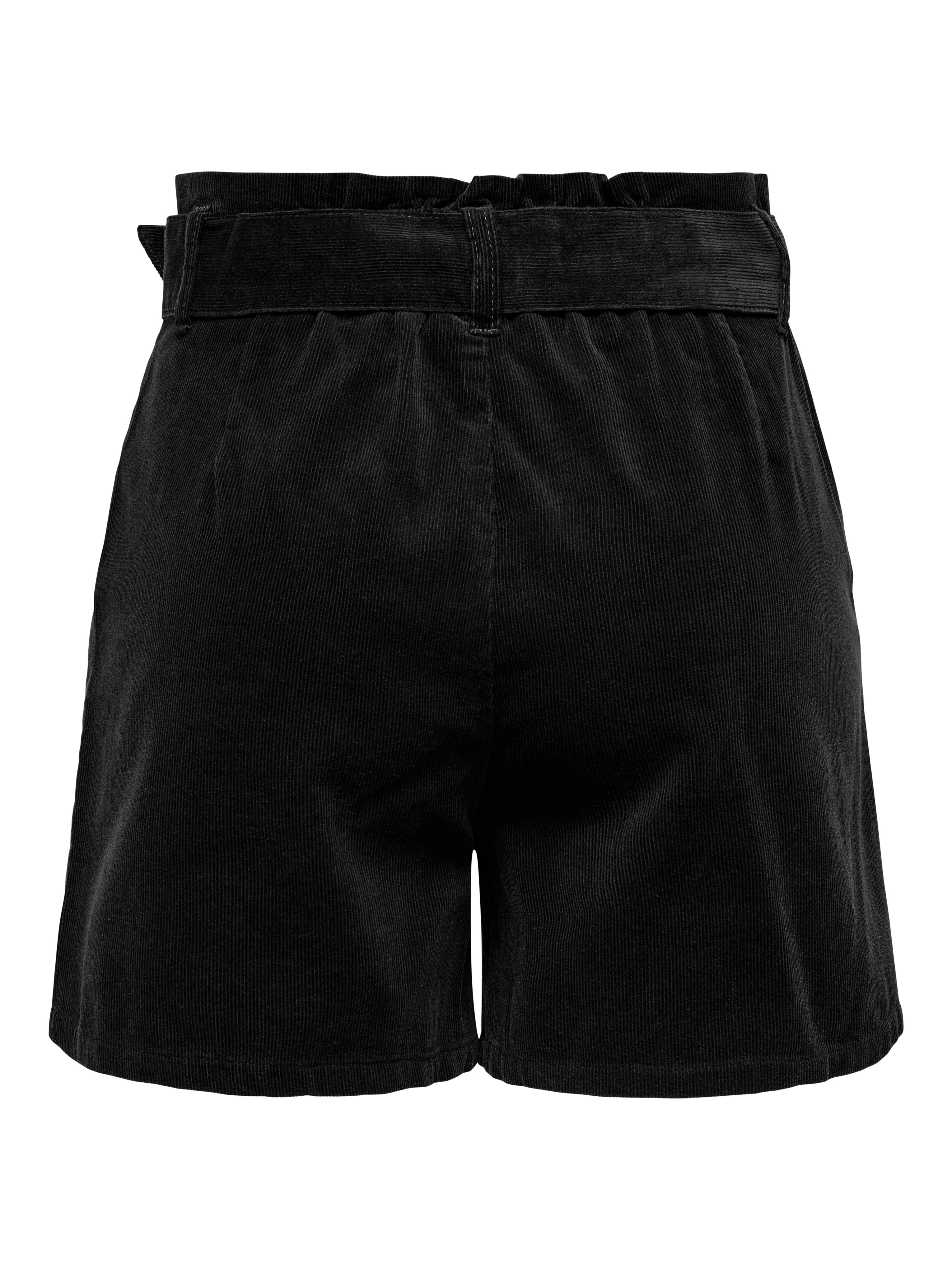Thumbnail - Onlnessa Hohe Taille Normal Geschnitten Shorts