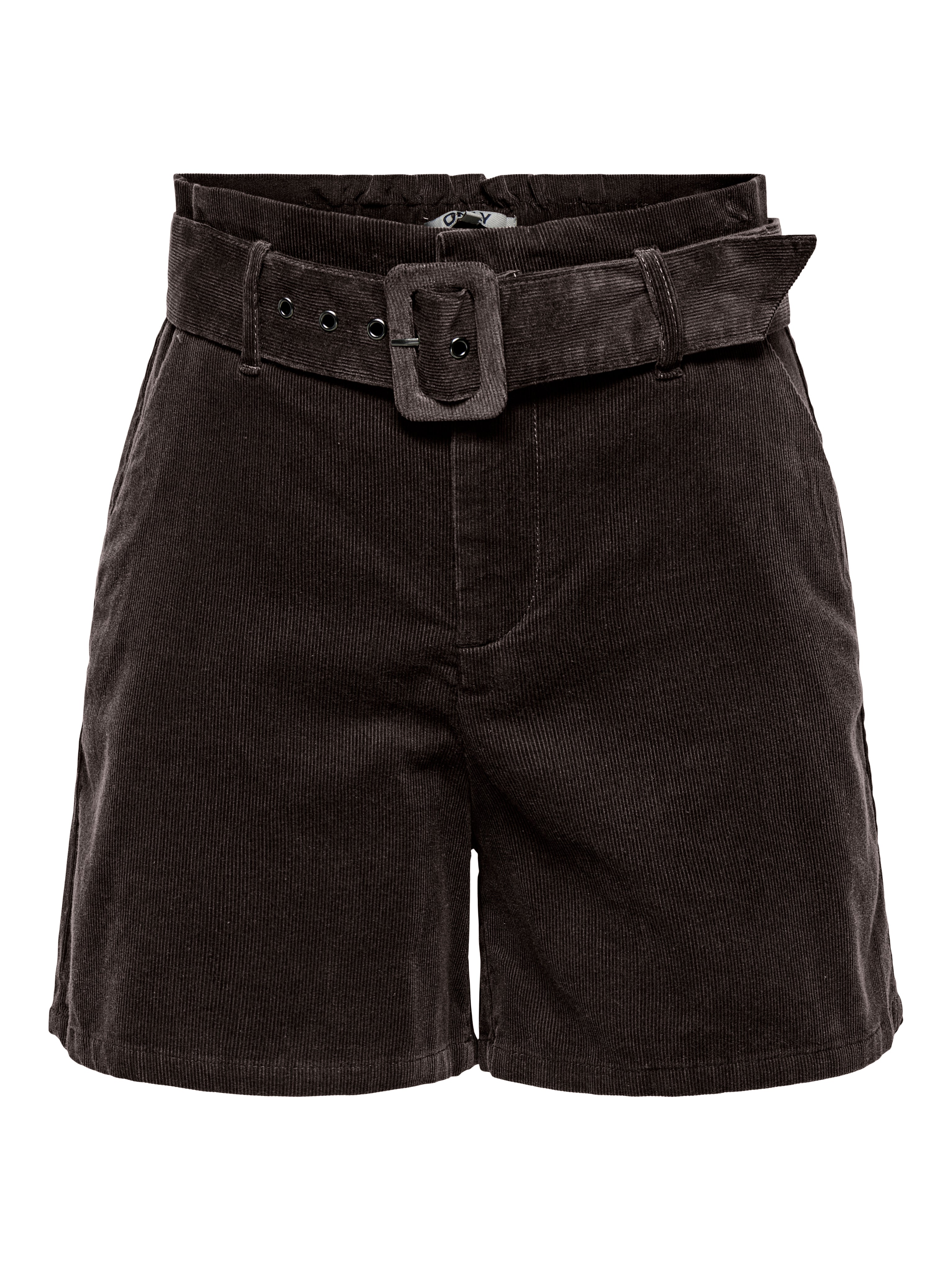 Thumbnail - Onlnessa Hohe Taille Normal Geschnitten Shorts
