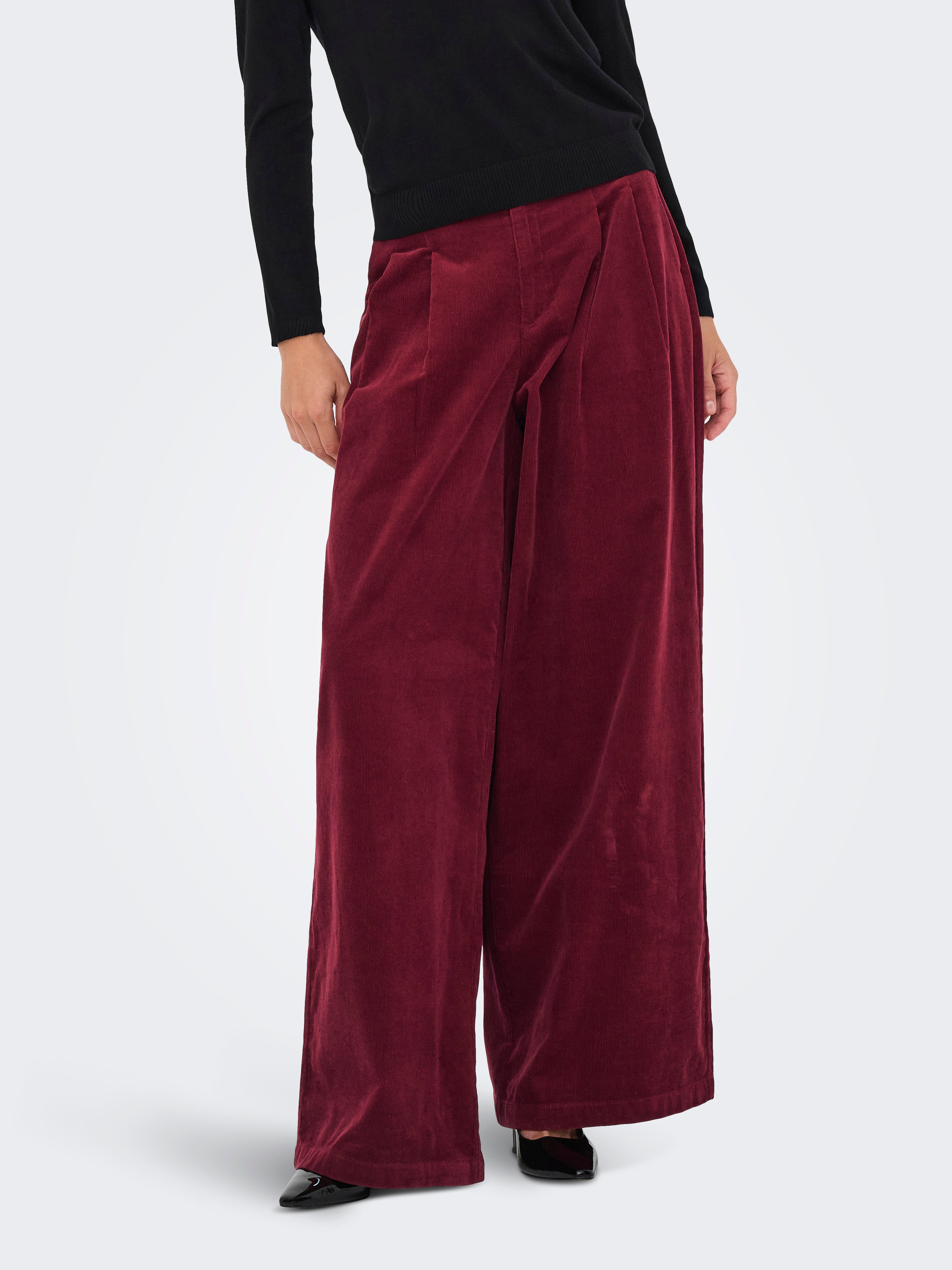 Onlsvea-nessa Weiter Beinschnitt Cordhose