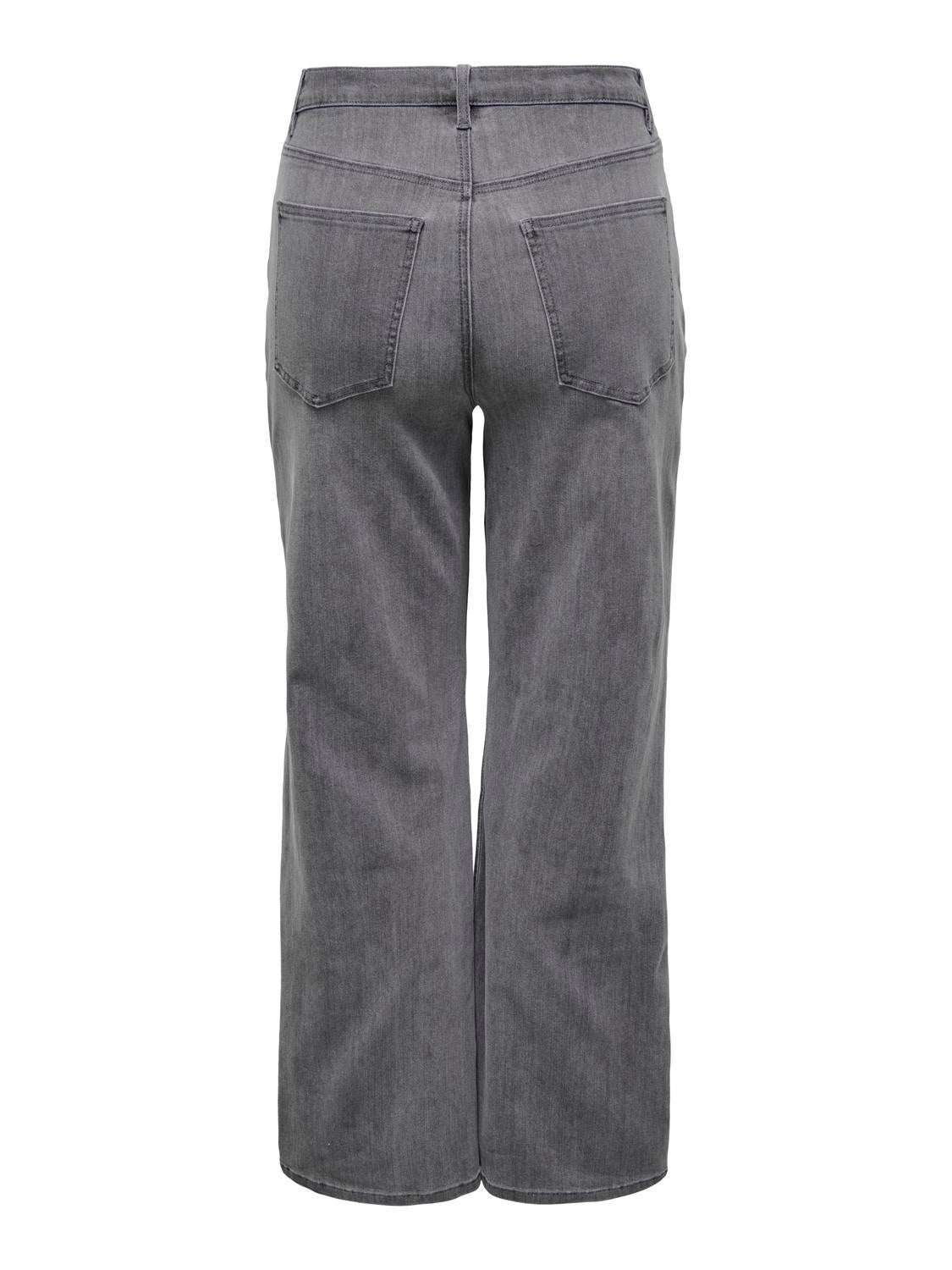 Thumbnail - Carhope Hohe Taille Weiter Beinschnitt Jeans