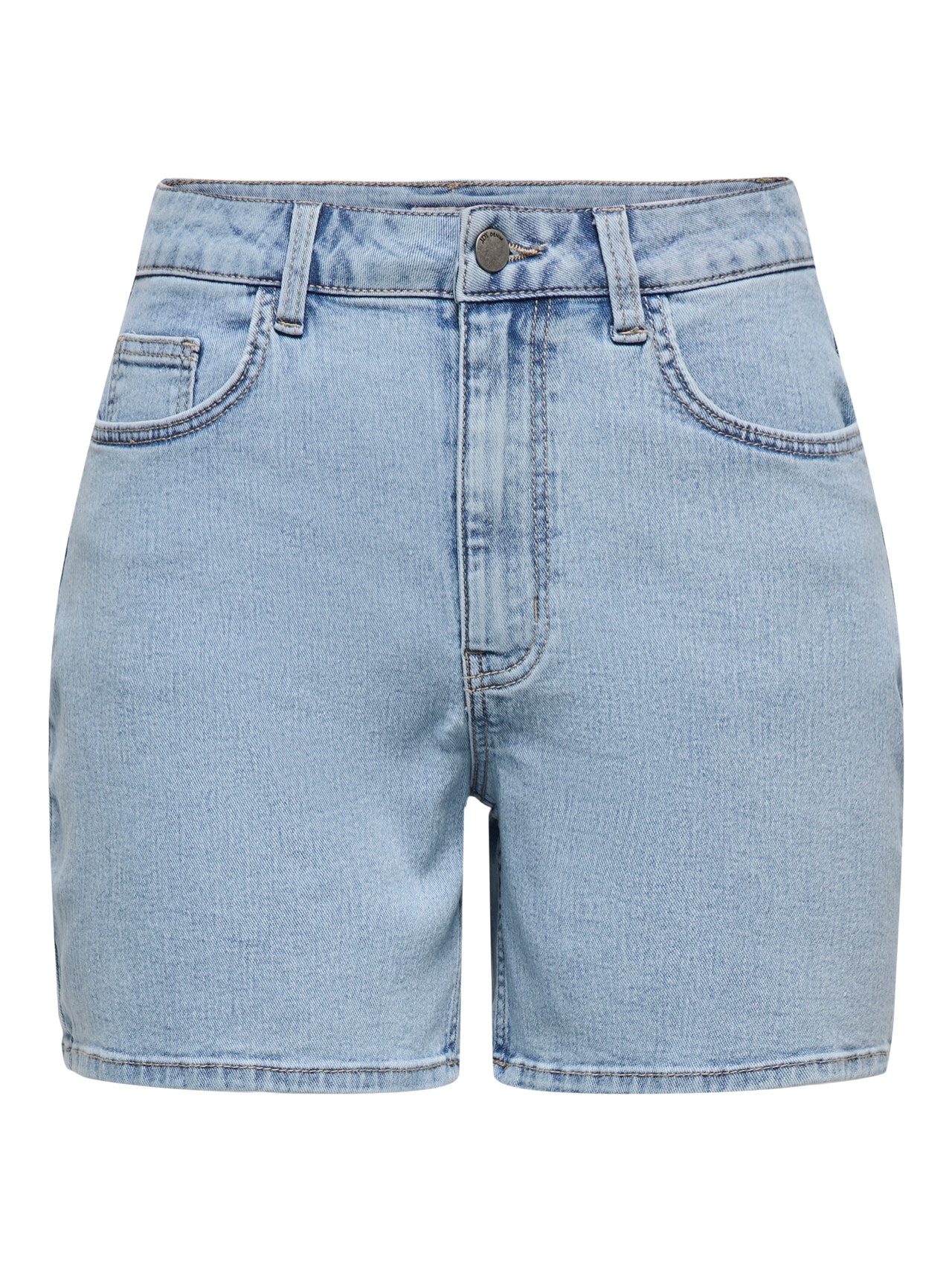 ONLY JDYCLAUDIA Hohe Taille Weiter Beinschnitt Jeans-Shorts -Light Blue Denim - 15351518
