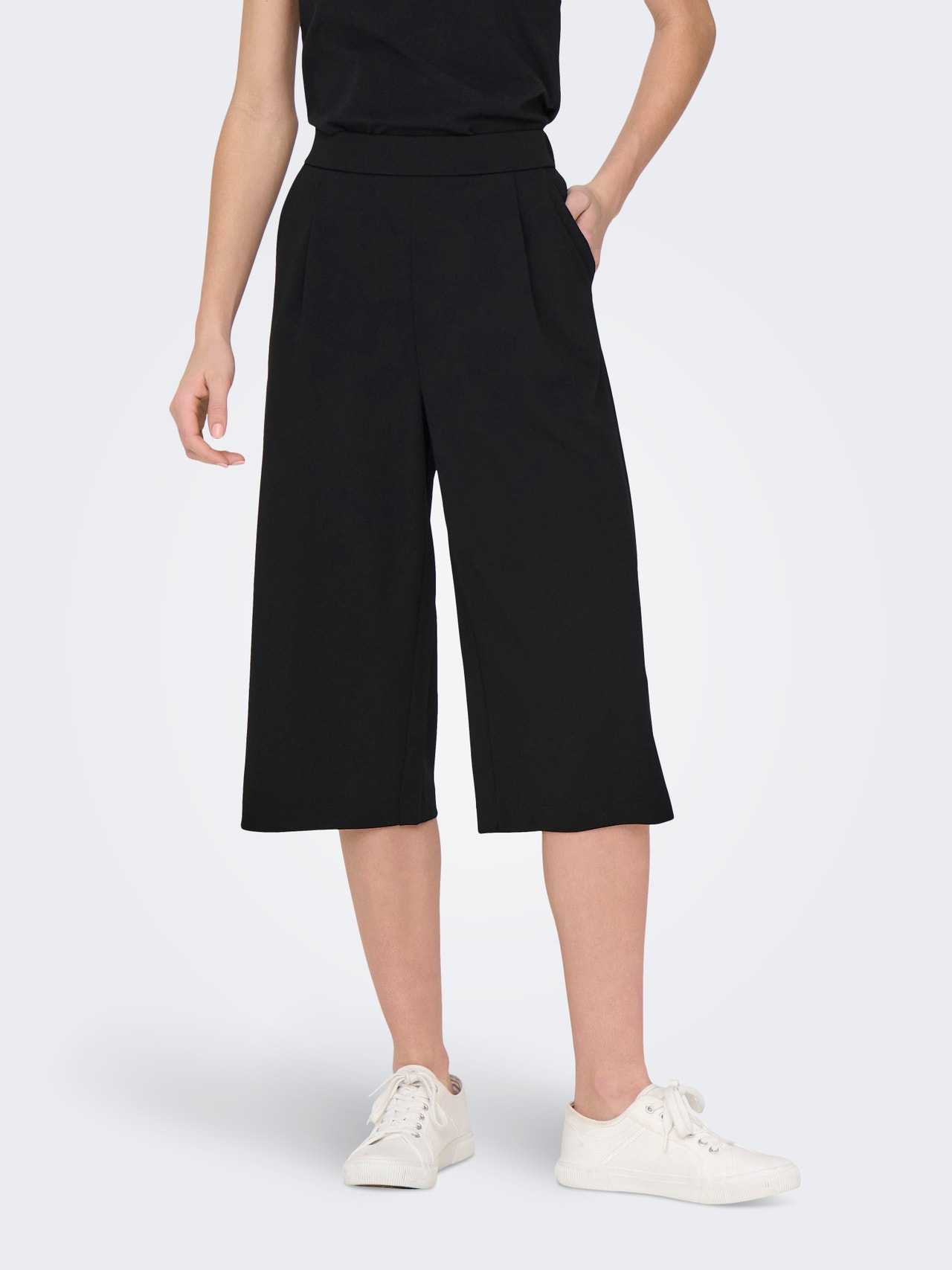ONLY JDYGEGGO Loose Fit Kalhoty Culotte -Black - 15351922