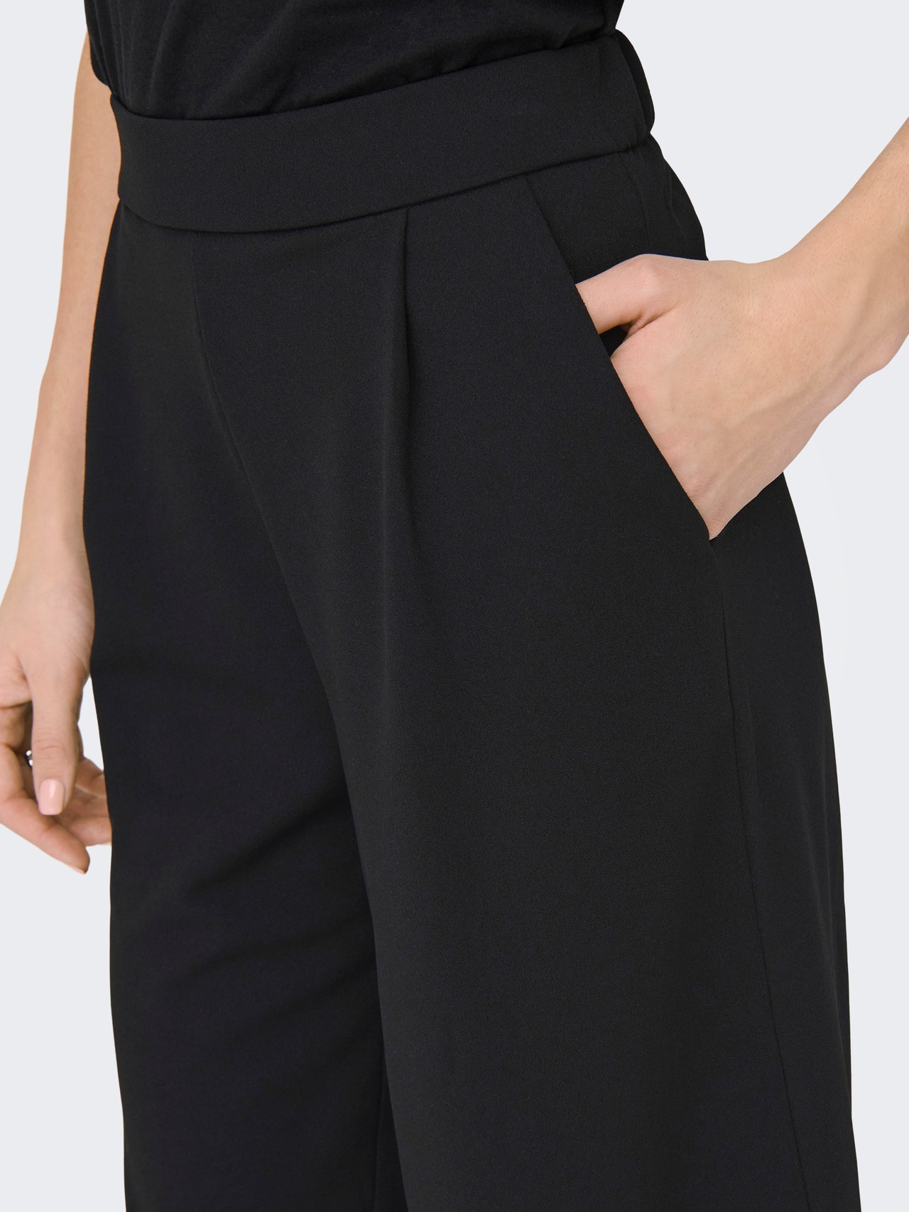ONLY JDYGEGGO Loose Fit Kalhoty Culotte -Black - 15351922