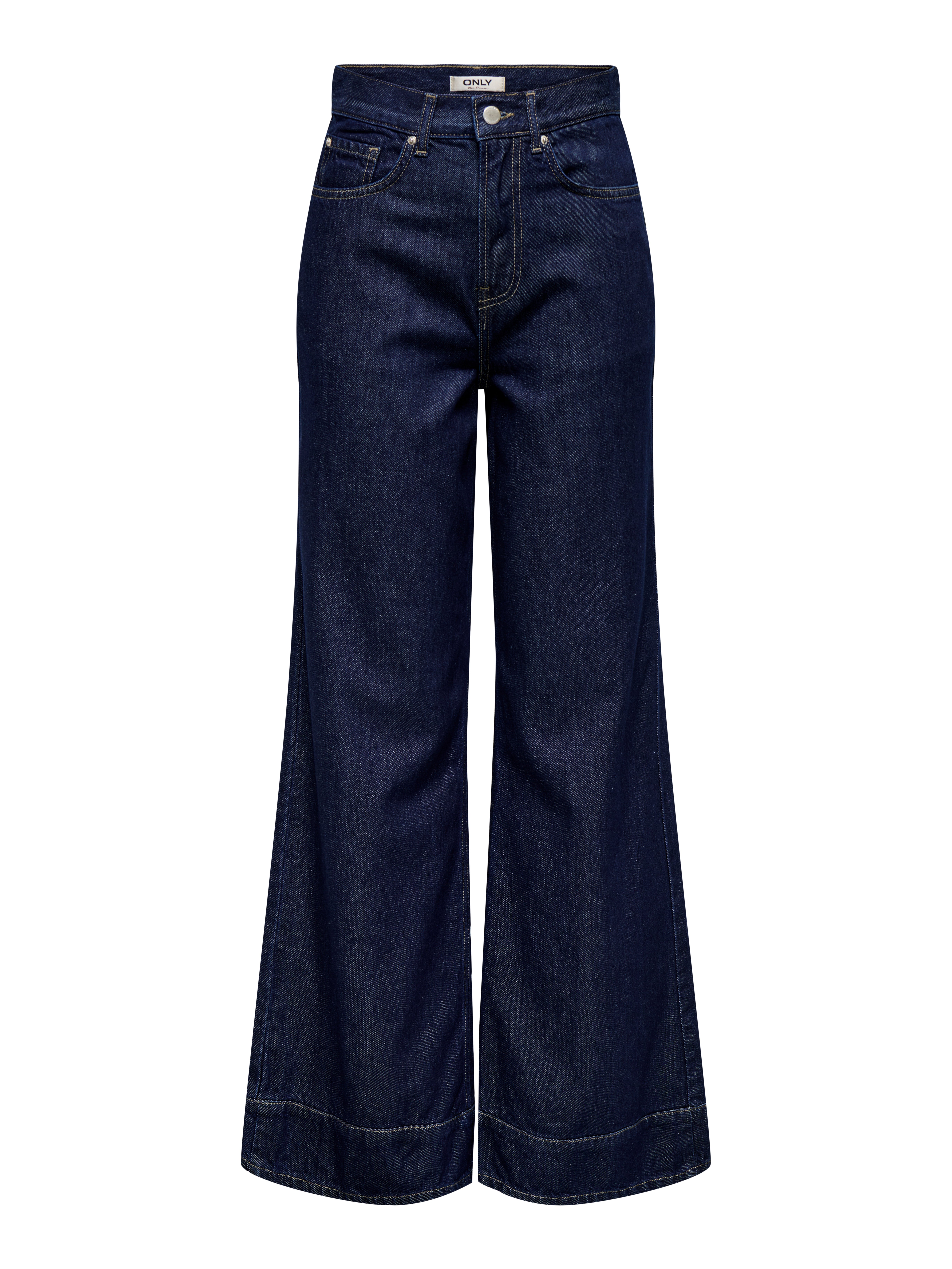 Thumbnail - Onllinea Hohe Taille Weiter Beinschnitt Jeans