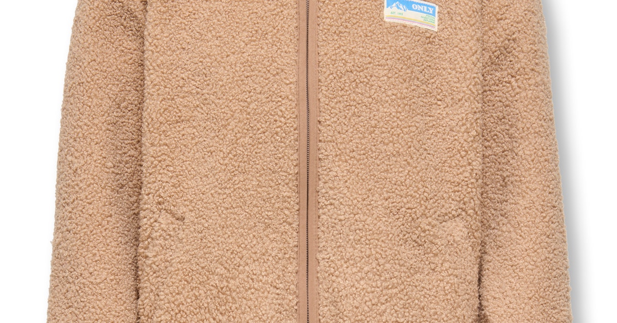 KOGEVA Teddyfell Mantel Hellbraun ONLY®